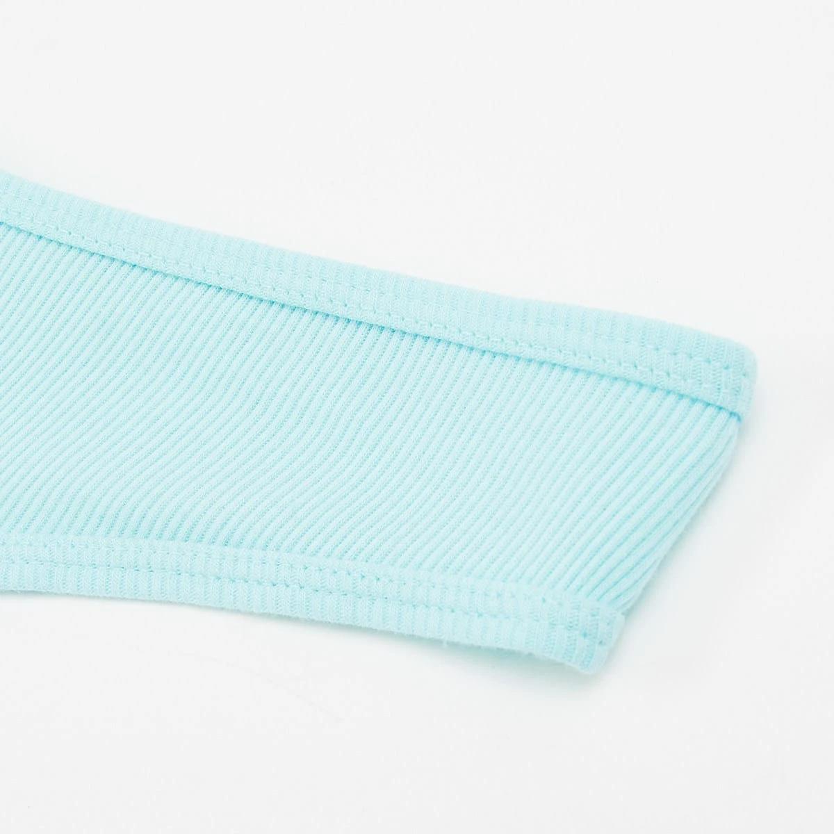 3 Ribbed G-string Briefs BRIGHT TURQUOISE, 3 of 6
