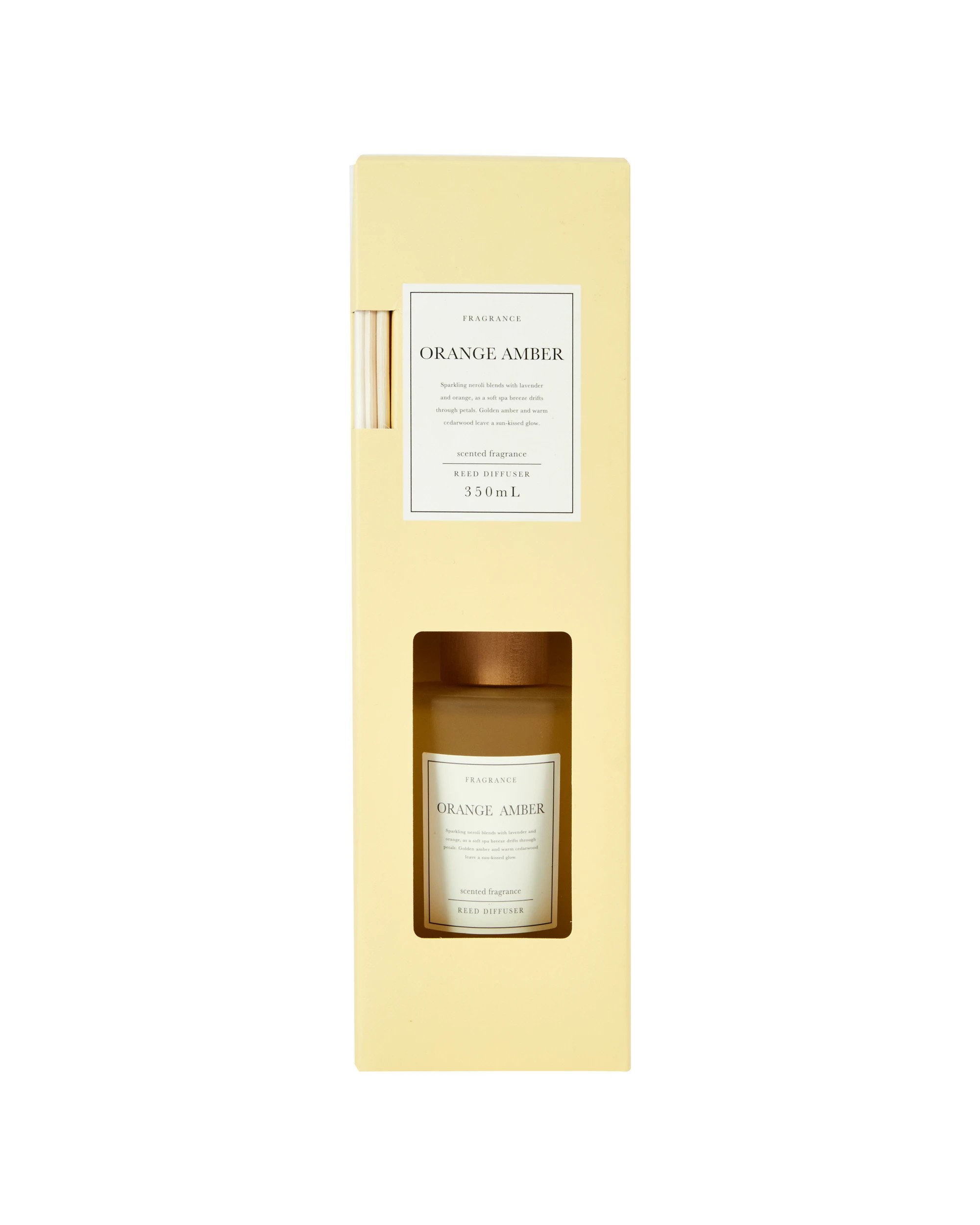 5 XL Frosted Orange Amber Reed Diffuser 350ml, 5 of 6