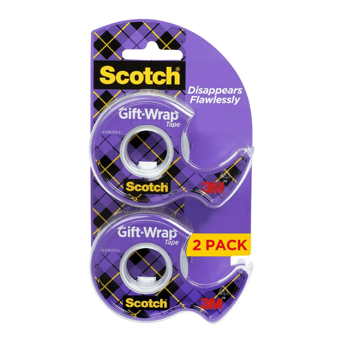 7 Scotch Gift Wrap Tape with Dispenser 19 mm x 15.2 m 2 Pack, 7 of 7