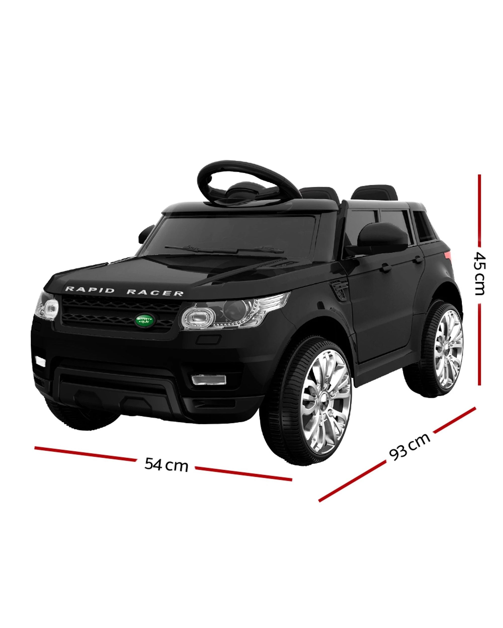 2 Rigo Kids Electric Ride On Car SUV Cars Remote 12V - Black, 2 of 7
