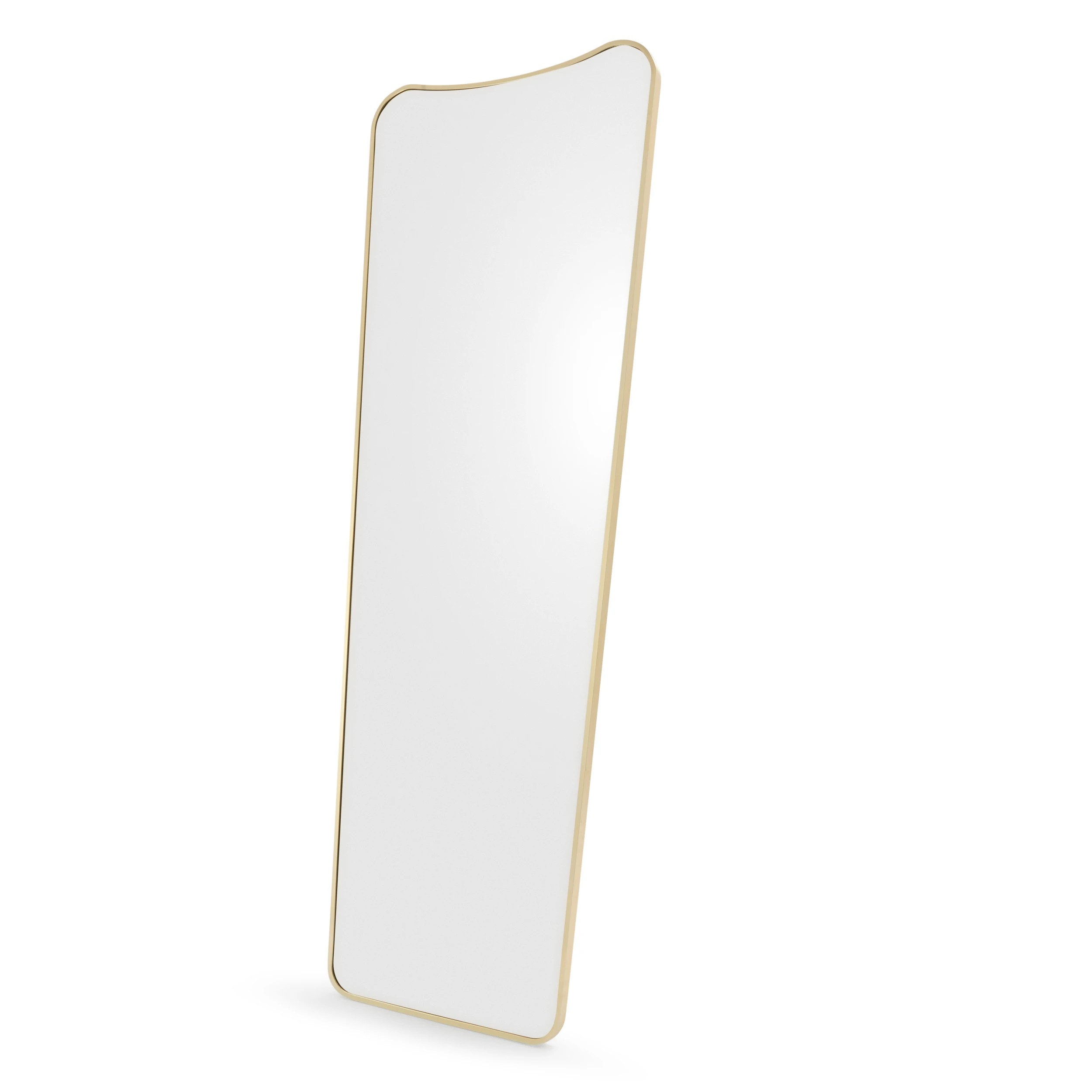 2 Sutton Gold Look Floor Mirror - 170cm x 60cm, 2 of 6
