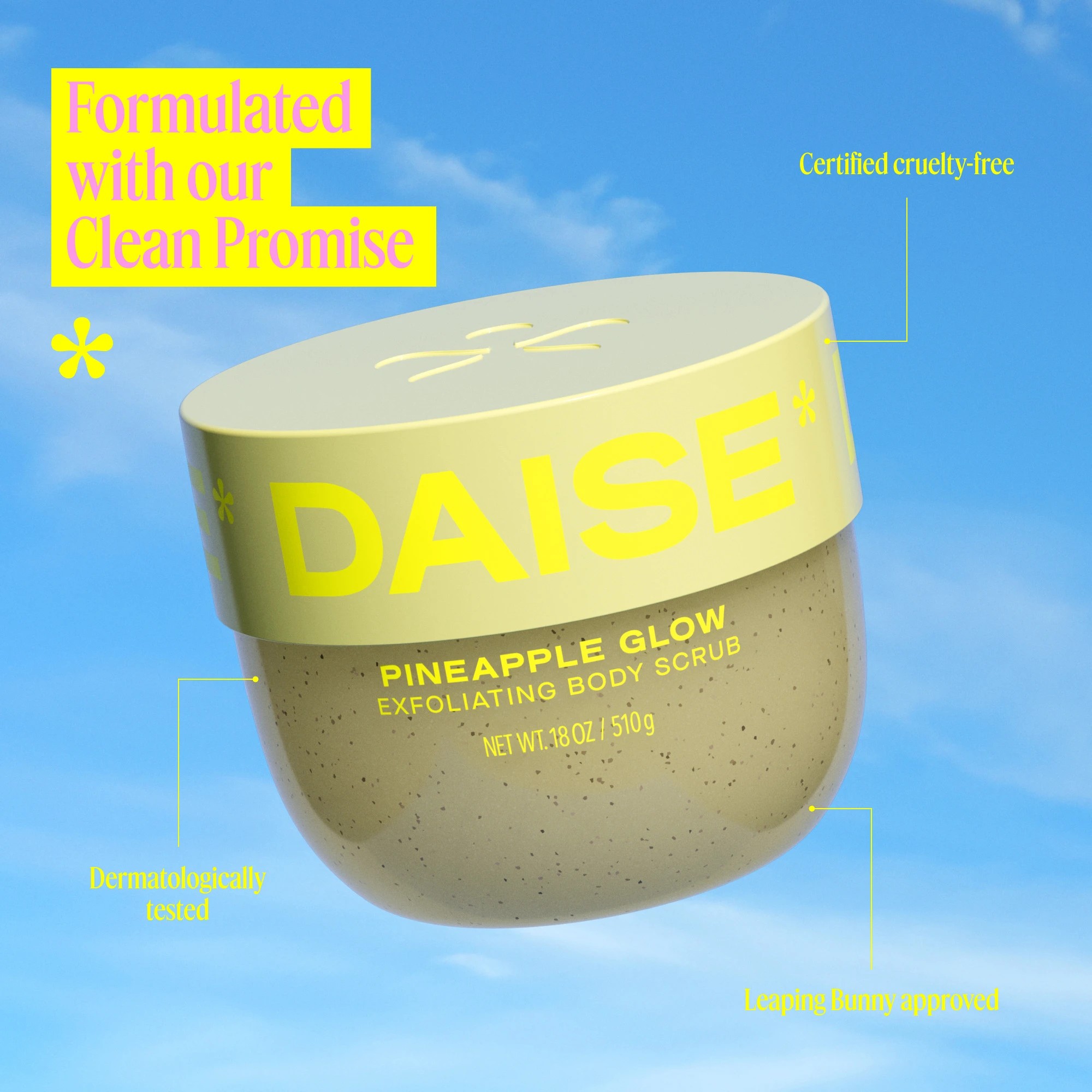 6 DAISE Exfoliating Body Scrub 510g - Pineapple Glow, 6 of 9