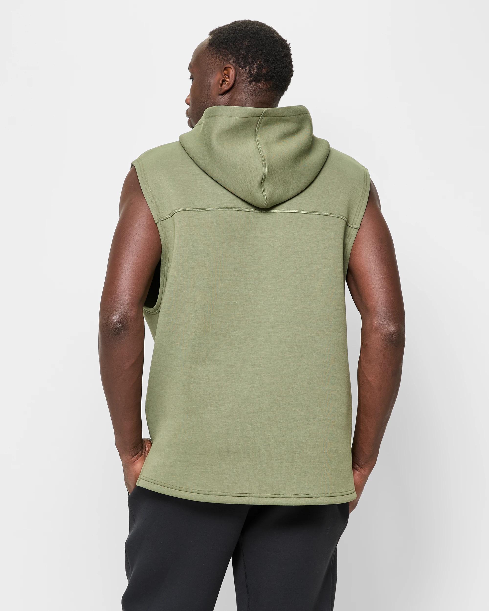 4 Target Active Tech Sleeveless Hoodie KHAKI, 4 of 5