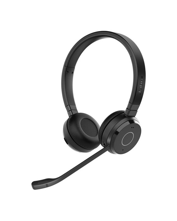Jabra Evolve 65 TE UC Stereo Wireless Bluetooth Headset – Black - Black