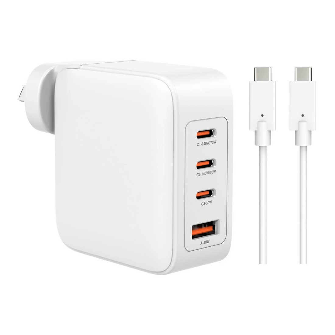 1 J.Burrows 140W GaN 4 Port USB-C/A Wall Charger, 1 of 5