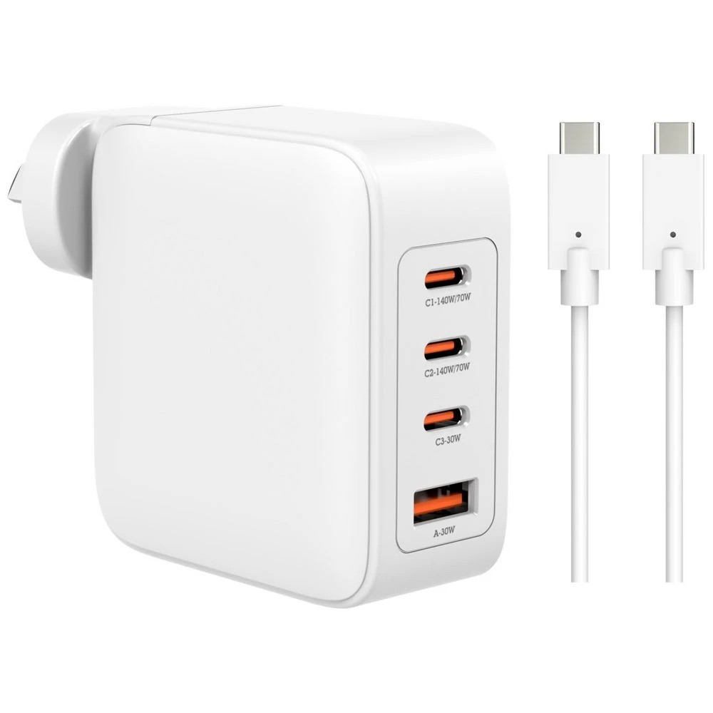 1 J.Burrows 140W GaN 4 Port USB-C/A Wall Charger, 1 of 5