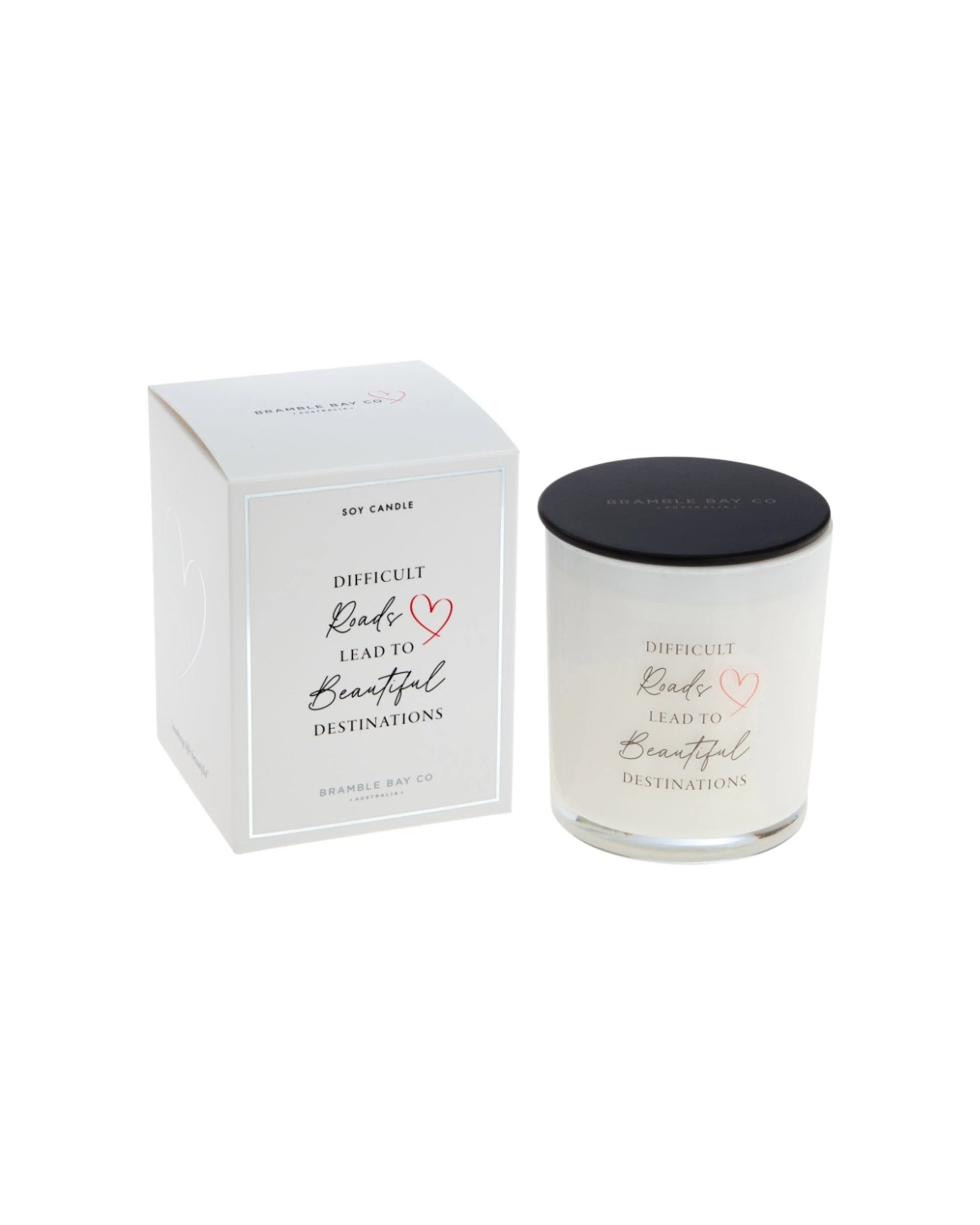 2 Bramble Bay Beautiful Destinations Passionfruit & Pomegranate Scented Candle Home Fragrance 300g - White, 2 of 2