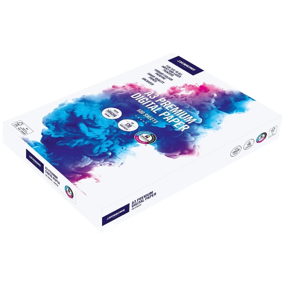 1 J.Burrows A3 100gsm Digital Paper 500 Sheets, 1 of 1