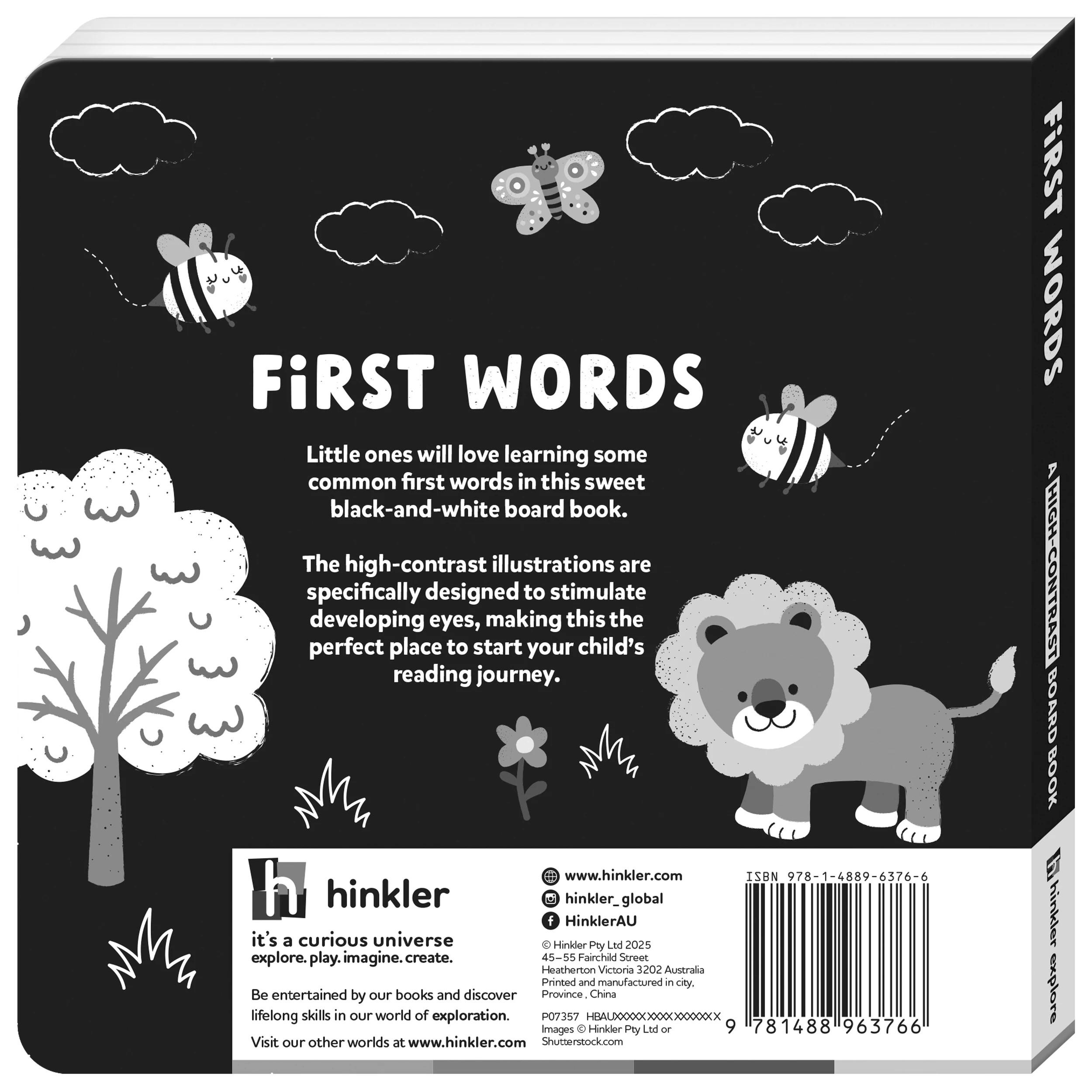5 First Words A High-Contrast Board Book, 5 of 5