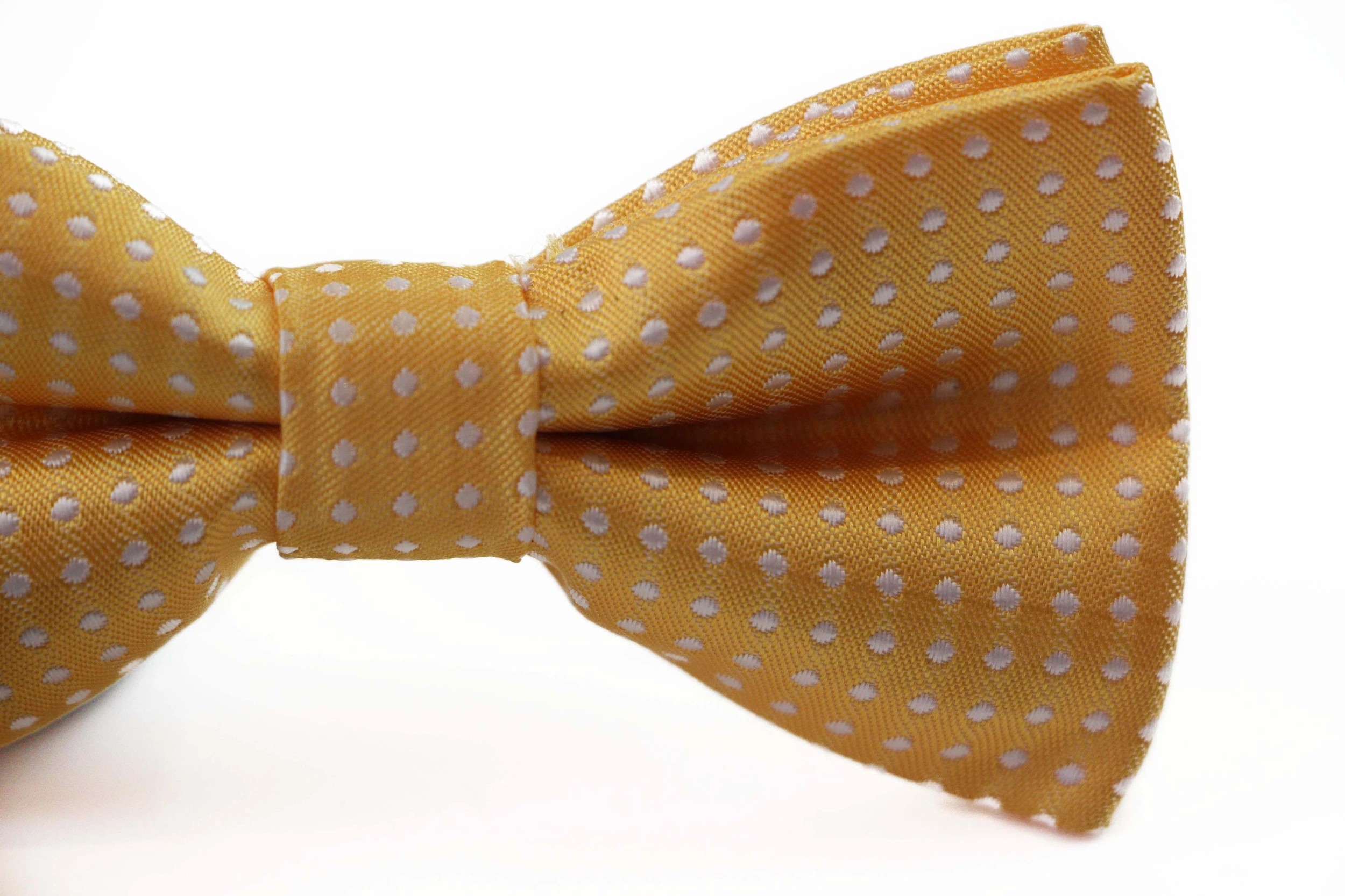 3 Zasel Boys Yellow Bow Tie With White Polka Dots - Multi, 3 of 5