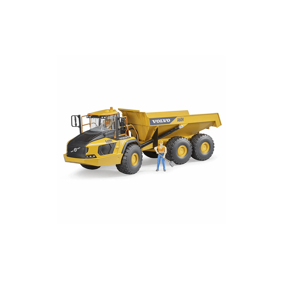 7 Bruder 1 16 Volvo A60h Construction Hauler Toy Dump Truck Yellow 3 Years - Yellow, 7 of 9