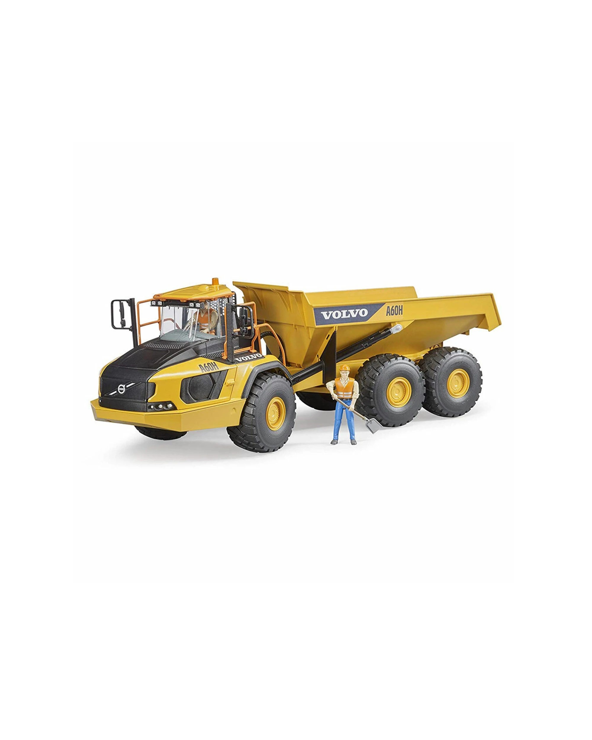 7 Bruder 1 16 Volvo A60h Construction Hauler Toy Dump Truck Yellow 3 Years - Yellow, 7 of 9
