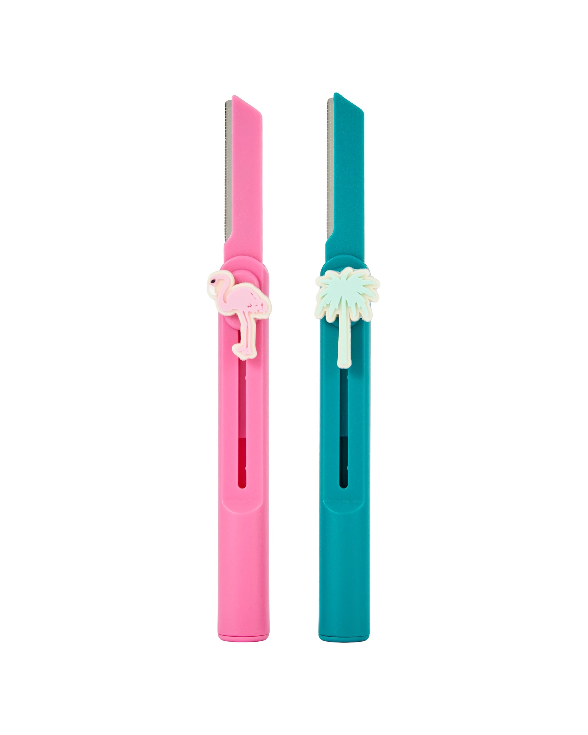 2 OXX Beauty 2 Piece Summer Vacay Club Retractable Facial Razors, 2 of 5