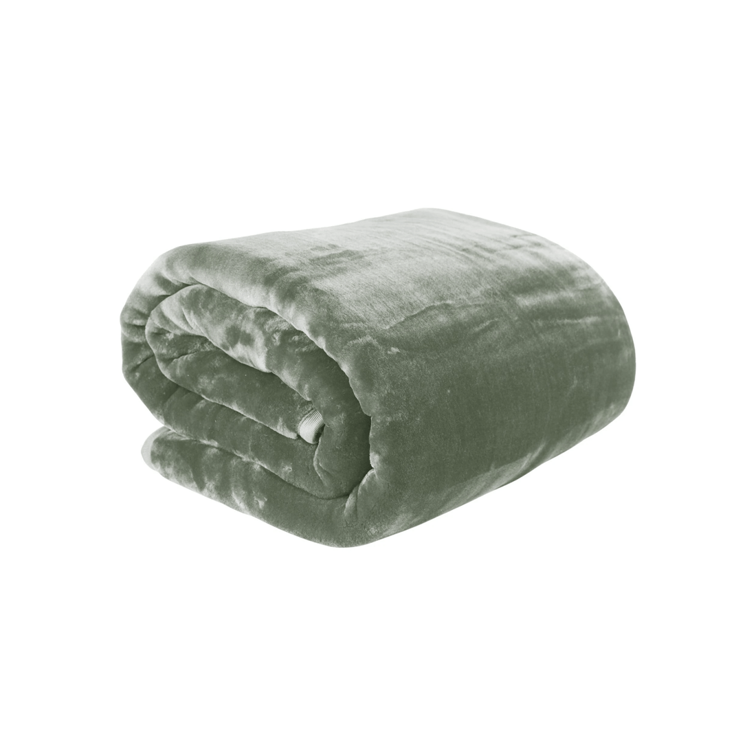 1 Laura Hill 800-GSM Mink Blanket Queen Size Double-Sided Soft Plush Bed Faux Throw Rug Sage, 1 of 3