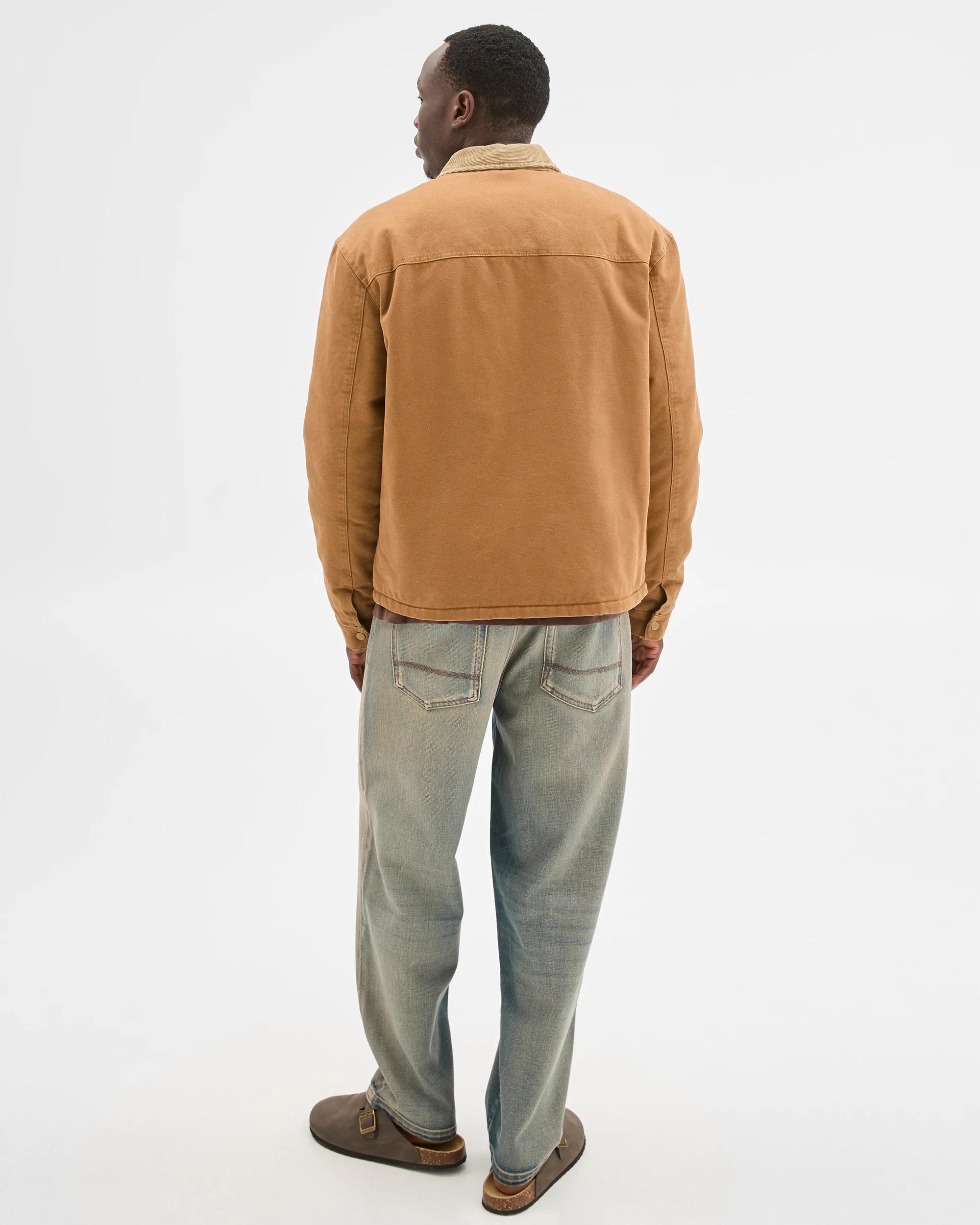6 Commons Australian Cotton Heavyweight Washed Worker Jacket DUCK CANVAS, 6 of 6
