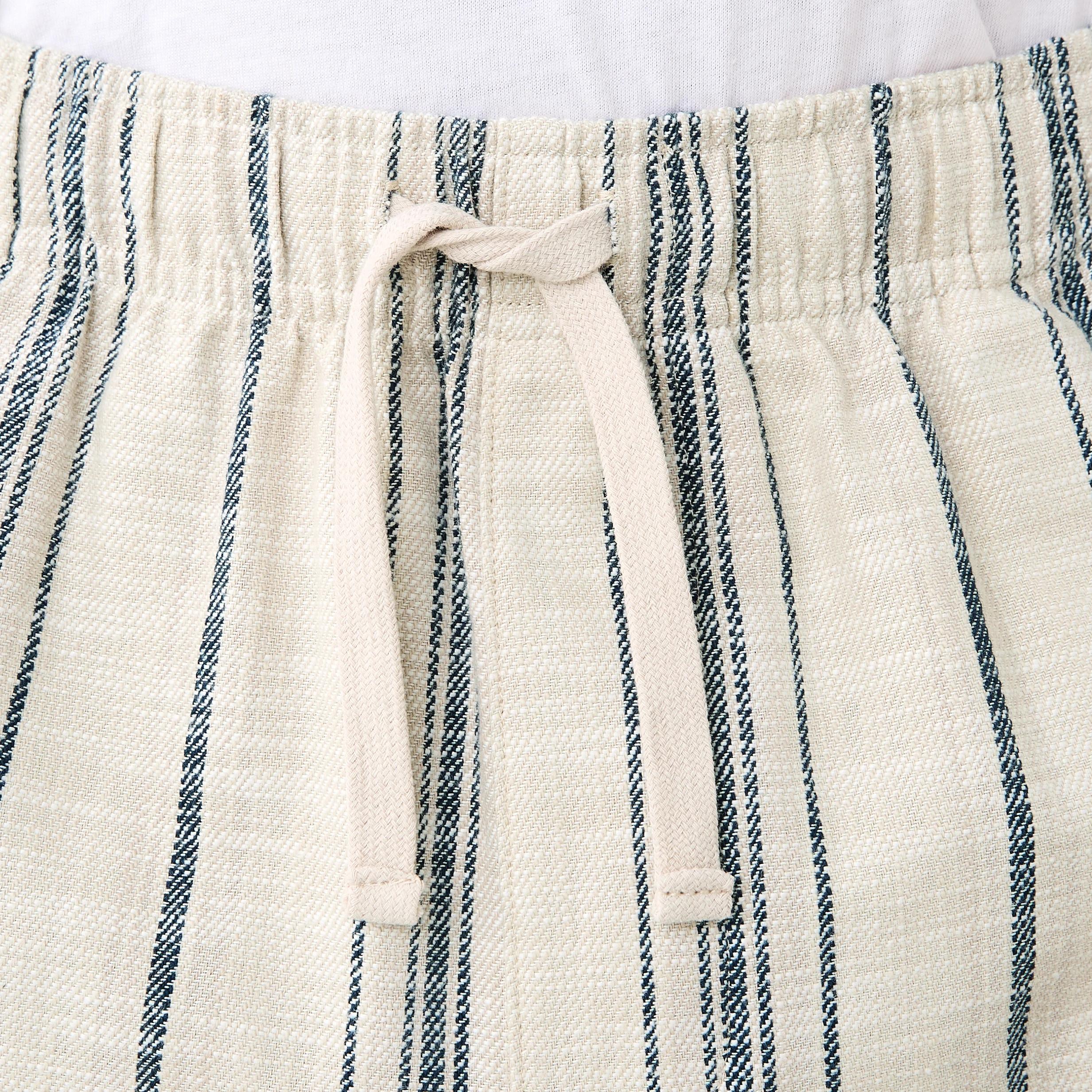 4 Textured Striped Shorts MOON STRIPE NEUTRAL, 4 of 6