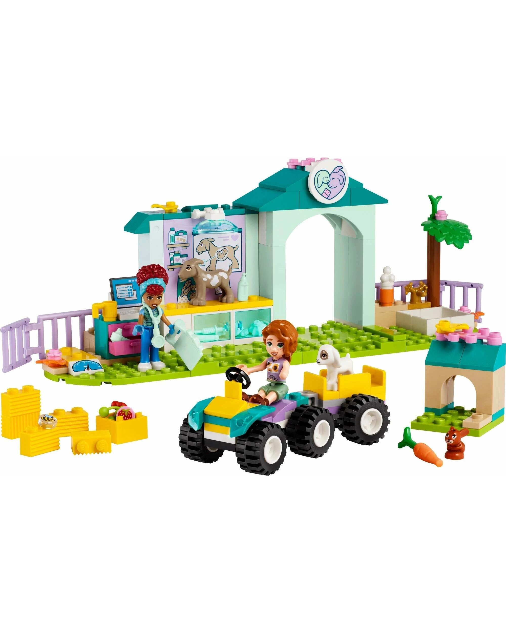 1 LEGO Friends Series 42632 Farm Animal Vet Clinic, 1 of 5