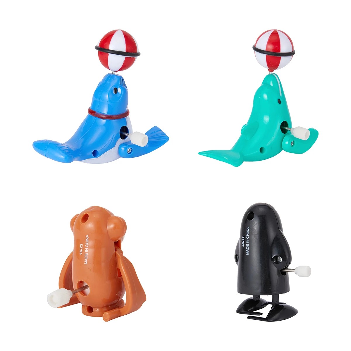 4 Wind Up Mini Animals - Assorted, 4 of 8