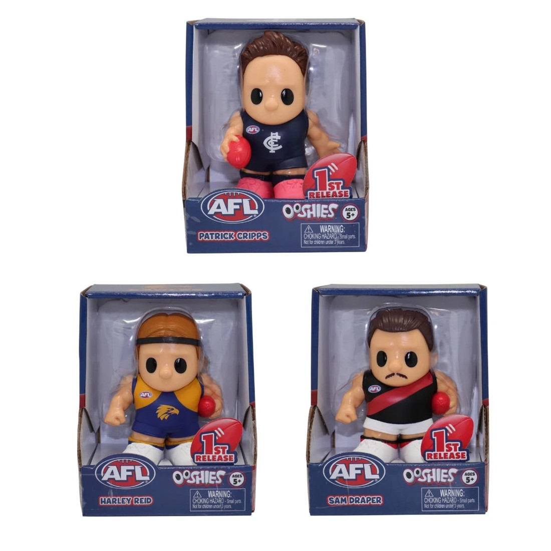 1 10cm AFL Ooshies Figure Collectible - Assorted, 1 of 4