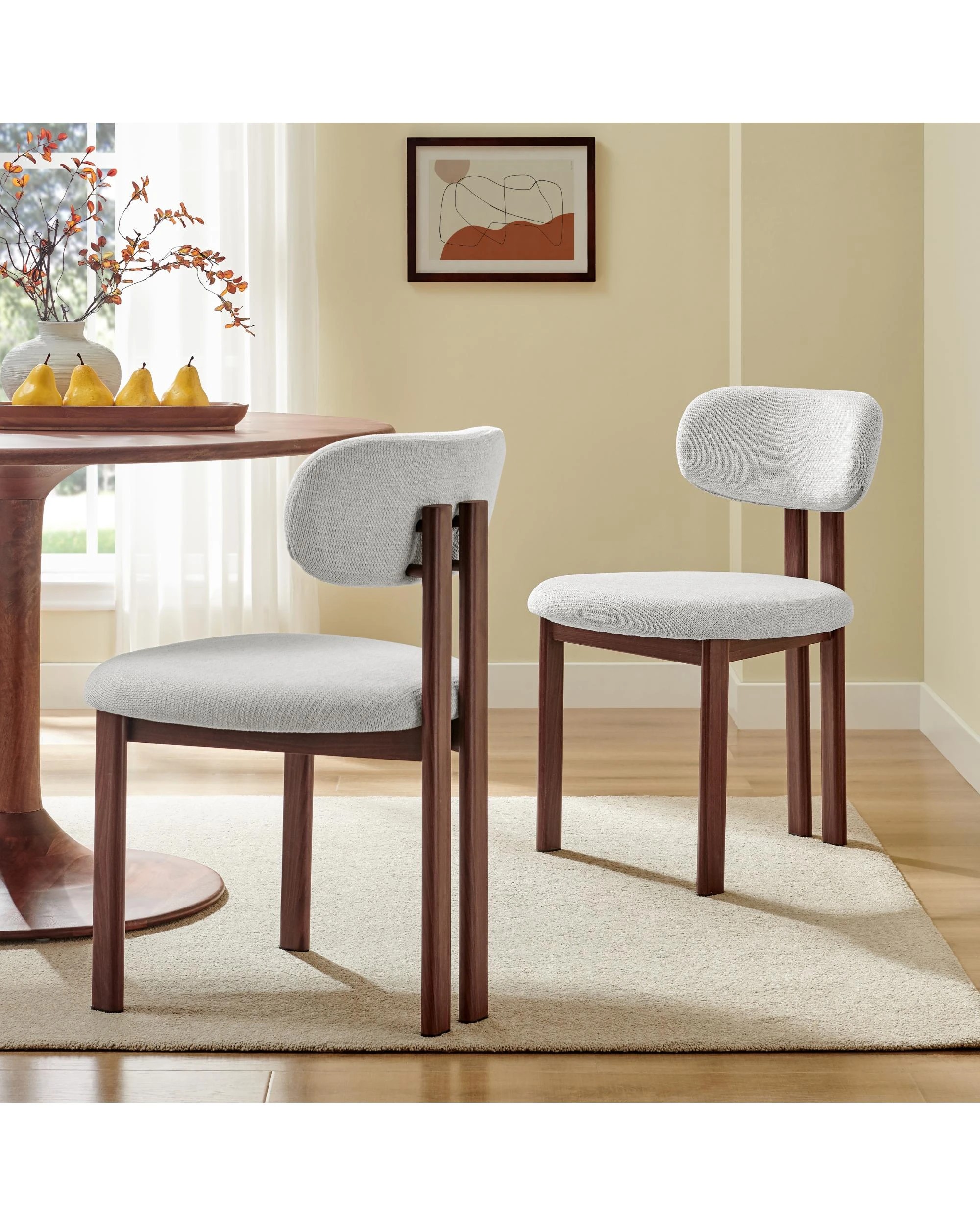 2 Kodu Hilda Dining Chairs Pair Set of Two - Grey, 2 of 10