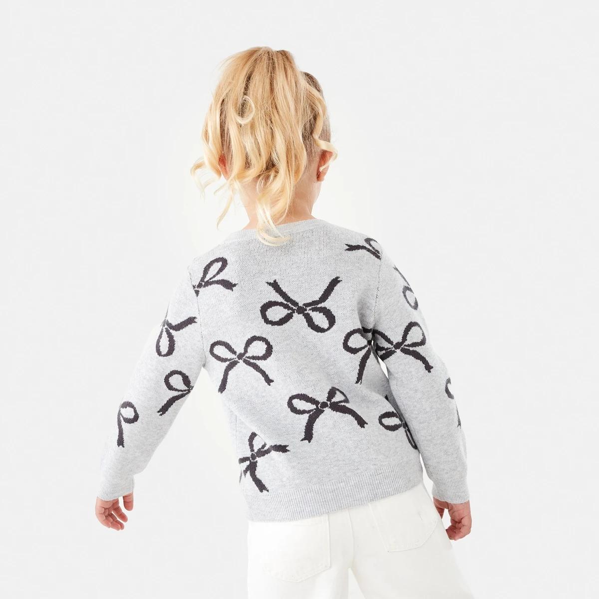 2 Jacquard Knit Jumper Bow, 2 of 8