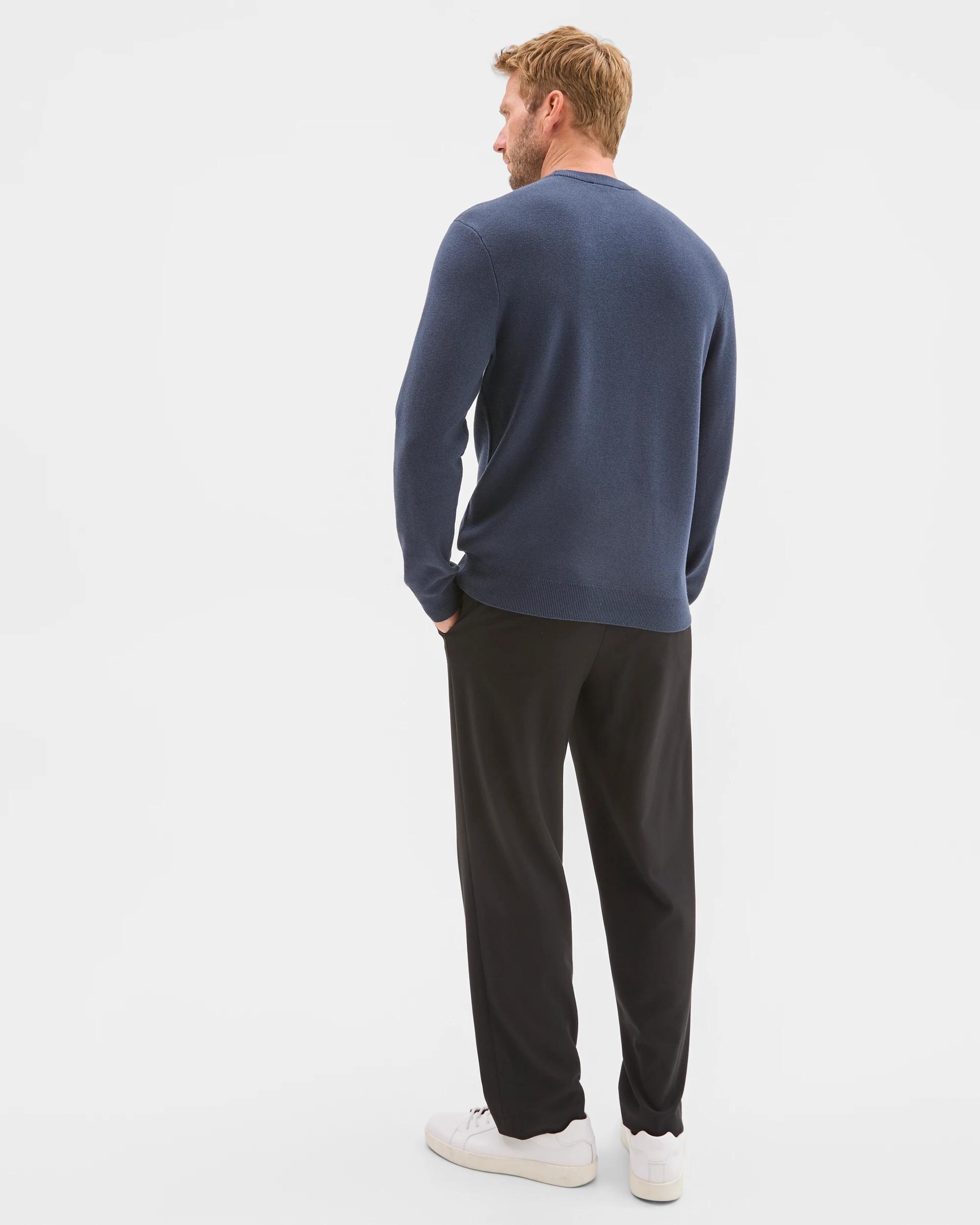 4 Preview Milano Knit Crew Neck Jumper NAVY, 4 of 5
