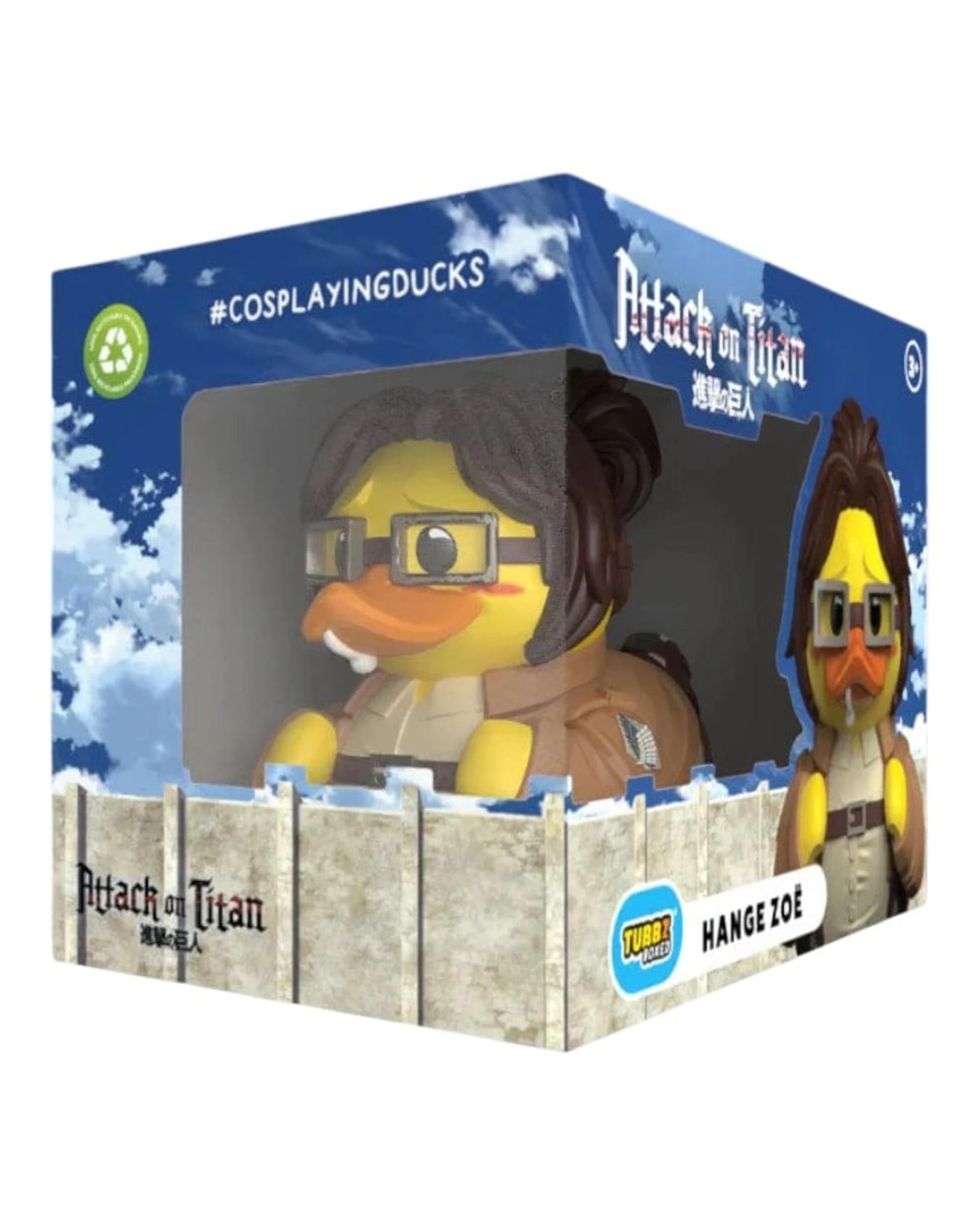 1 TUBBZ Attack on Titan Hange Zoe Boxed Edition Cosplaying Duck Figure, 1 of 3