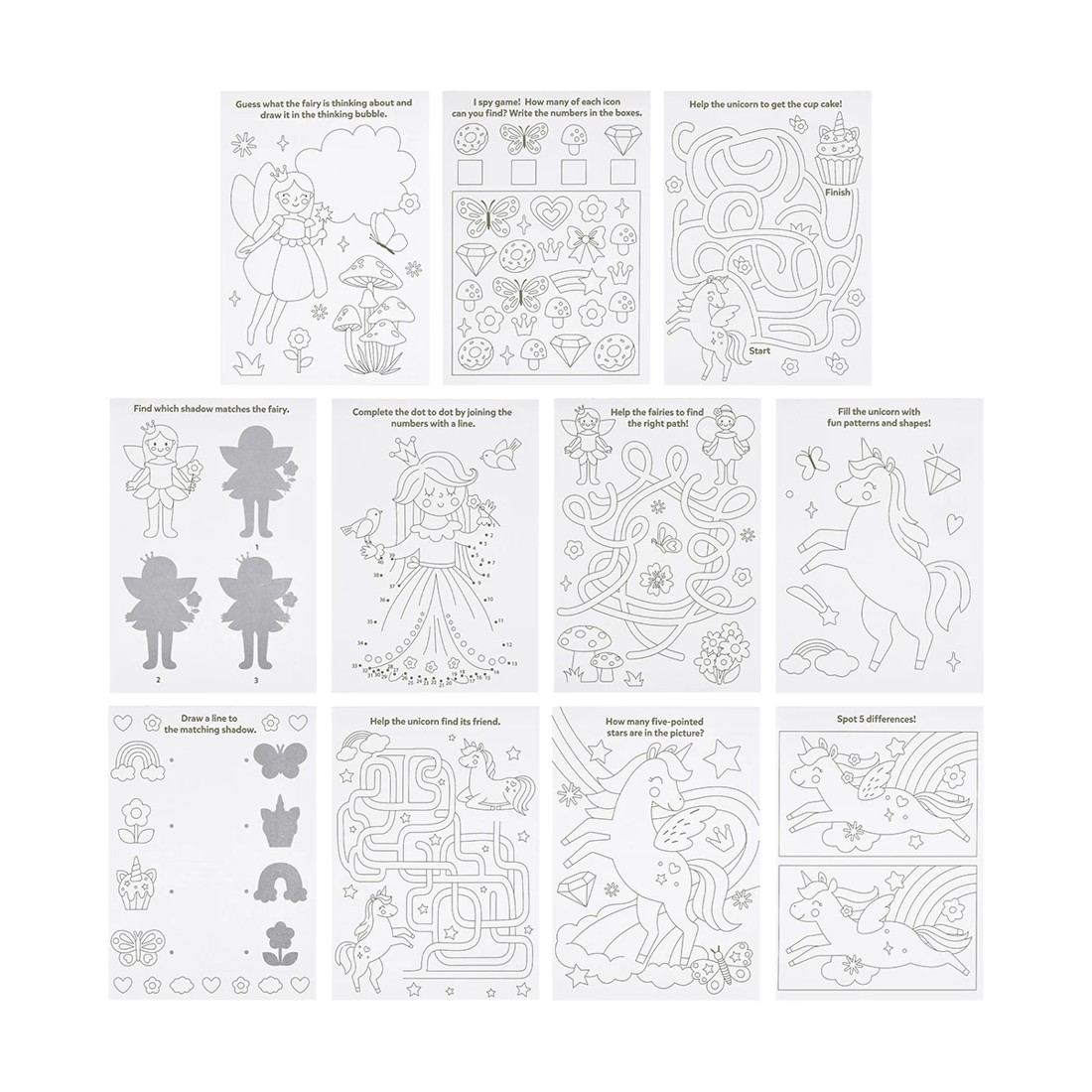 5 Travel Activity Kit - Magical Unicorn, 5 of 9