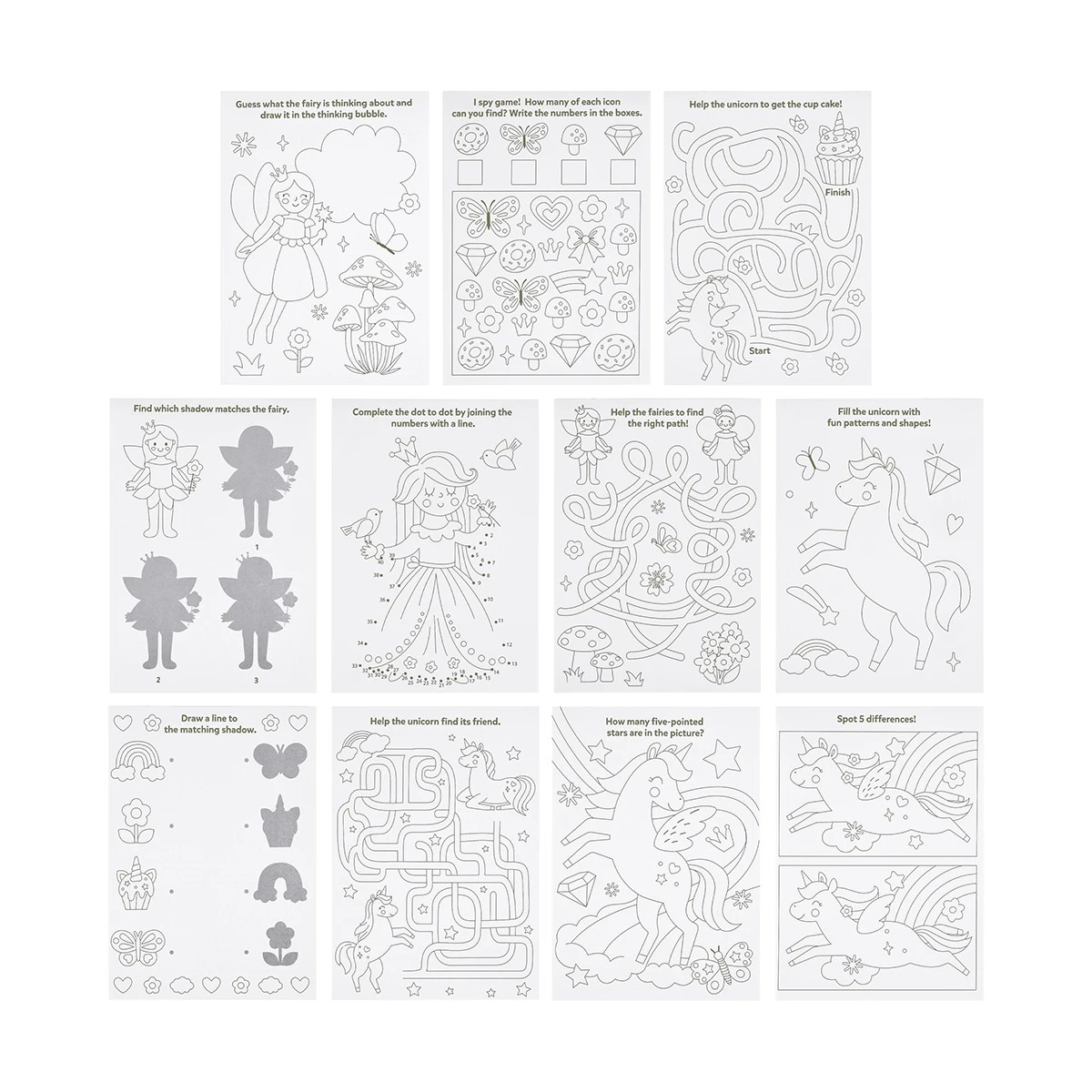 5 Travel Activity Kit - Magical Unicorn, 5 of 9