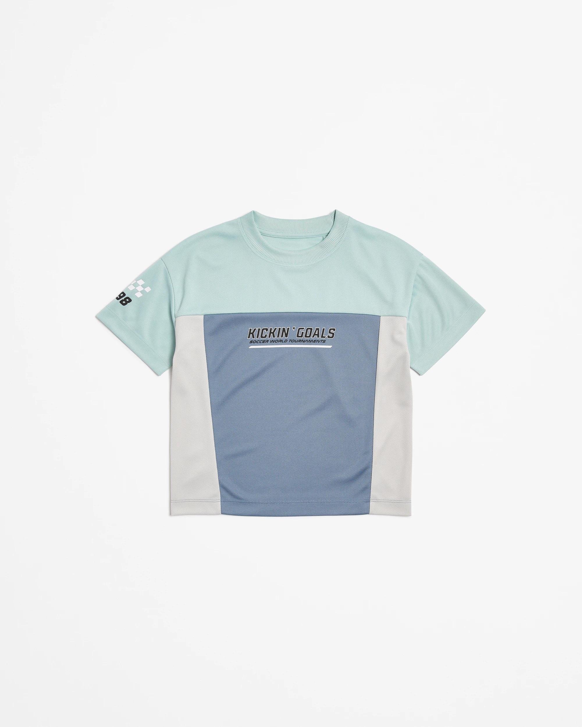 1 Target Spliced Sport Oversized T-shirt BLUE, 1 of 3