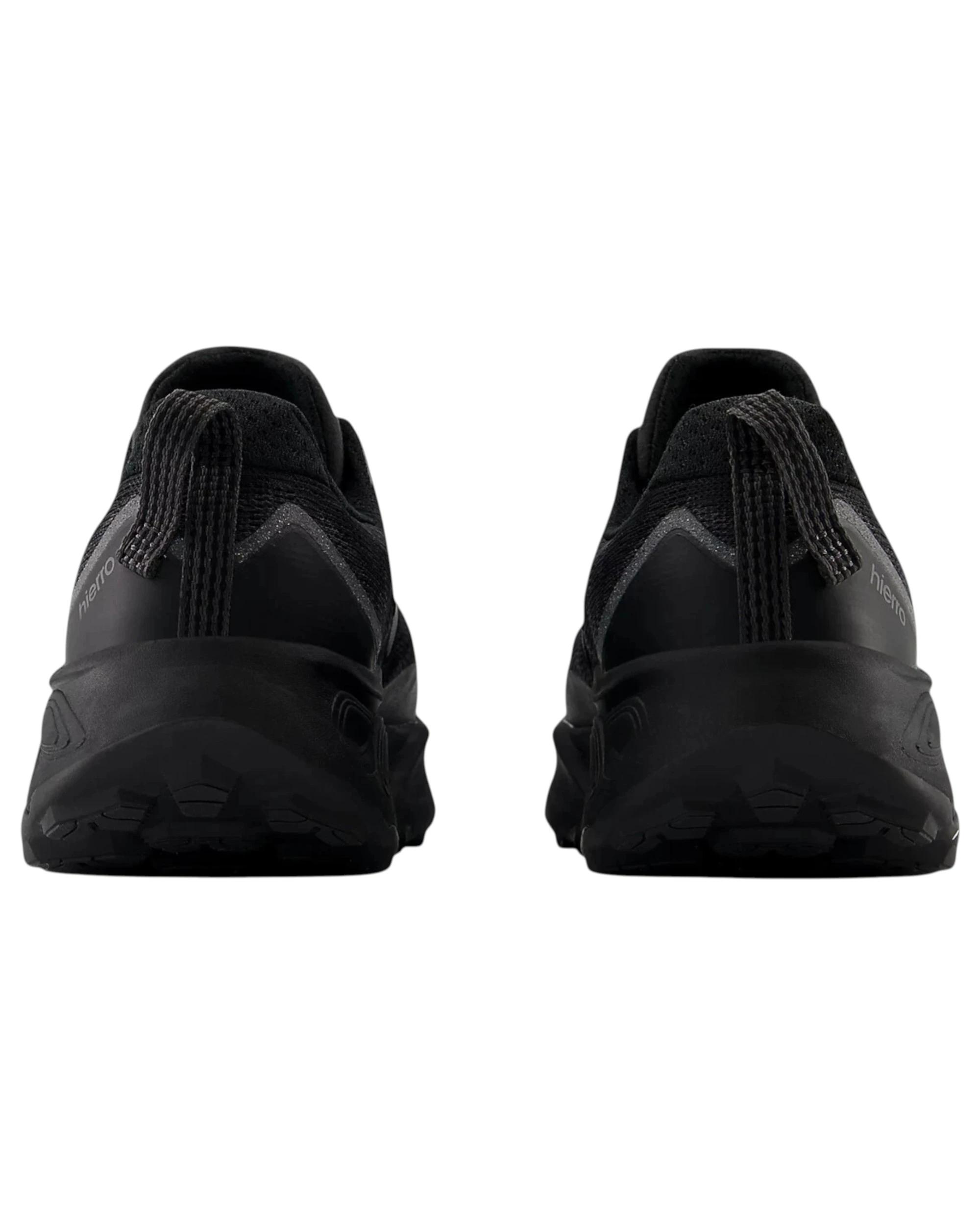 6 New Balance Mens Fresh Foam X Hierro v9 Black Athletic Trail Shoes BLACK, 6 of 6