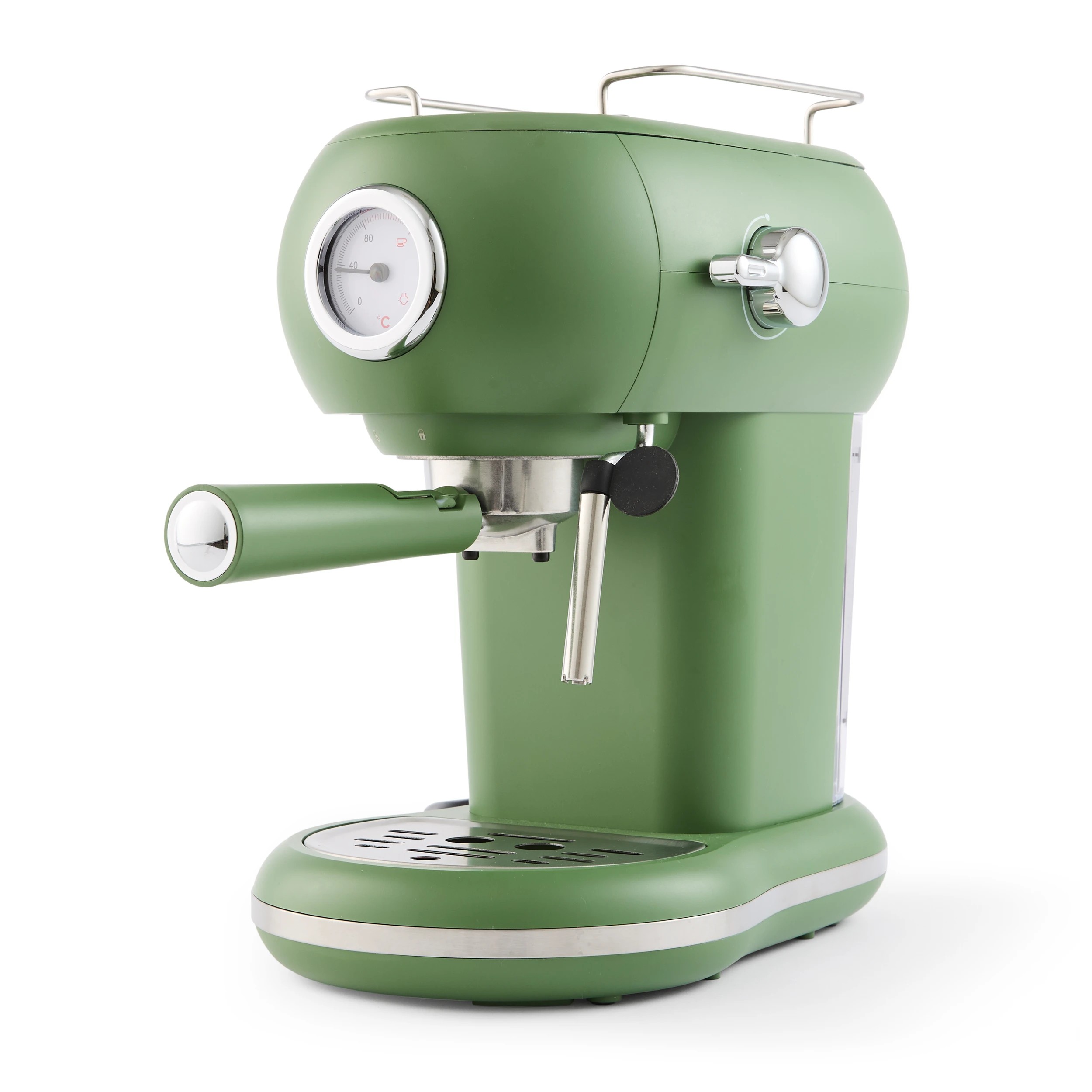 2 Retro Espresso Coffee Machine - Green, 2 of 8