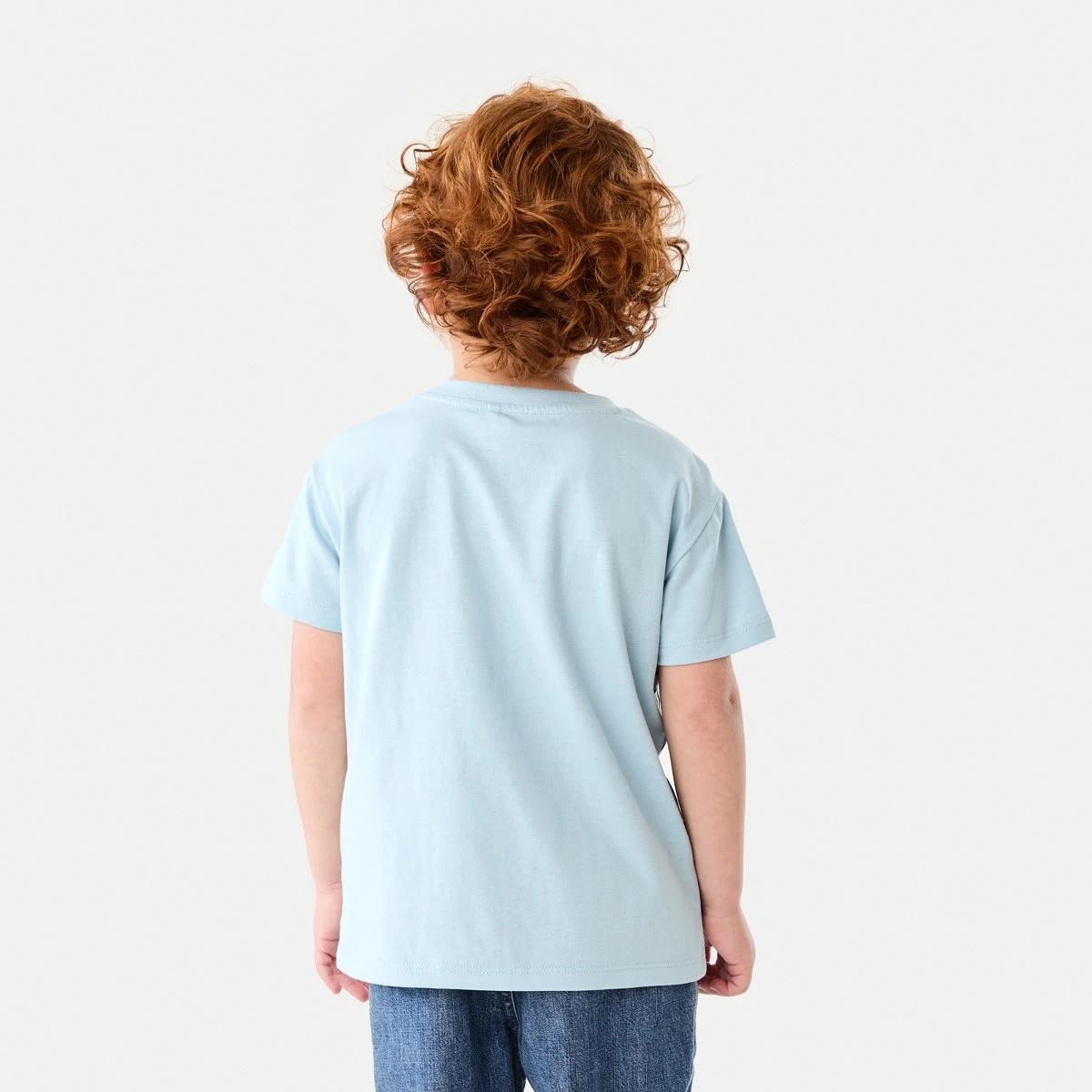 2 Chest Print T-shirt SCRIBBLE DIGGER LIGHT SKY BLUE, 2 of 6