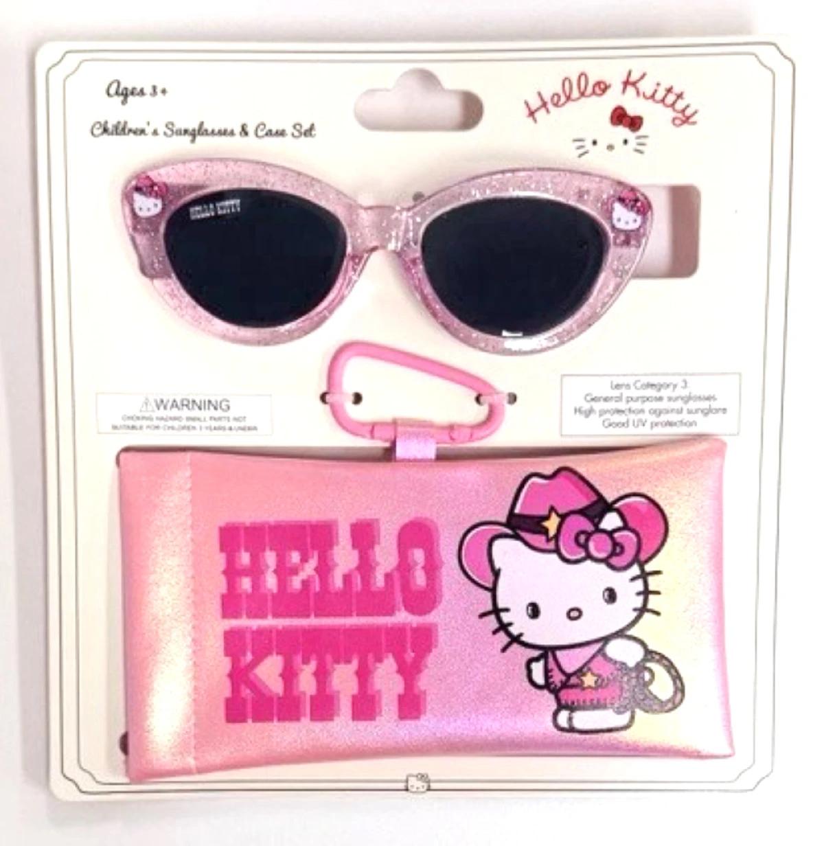 1 Hello Kitty License Children's Sunglasses and Case Set Hellokitty, 1 of 6
