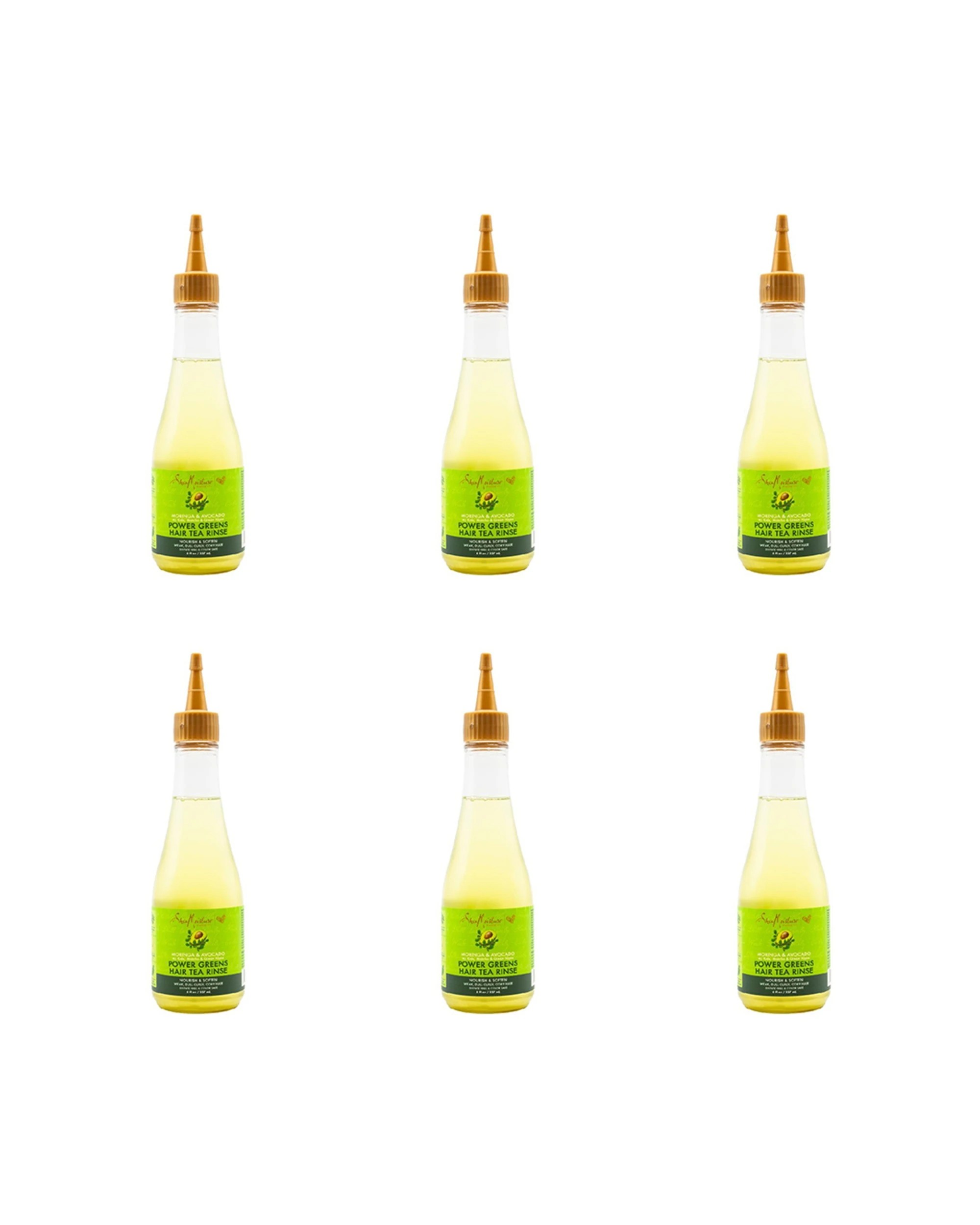1 Shea Moisture 6PK Power Greens Hair Tea Rinse Moringa And Avocado 237ml - Green, 1 of 4