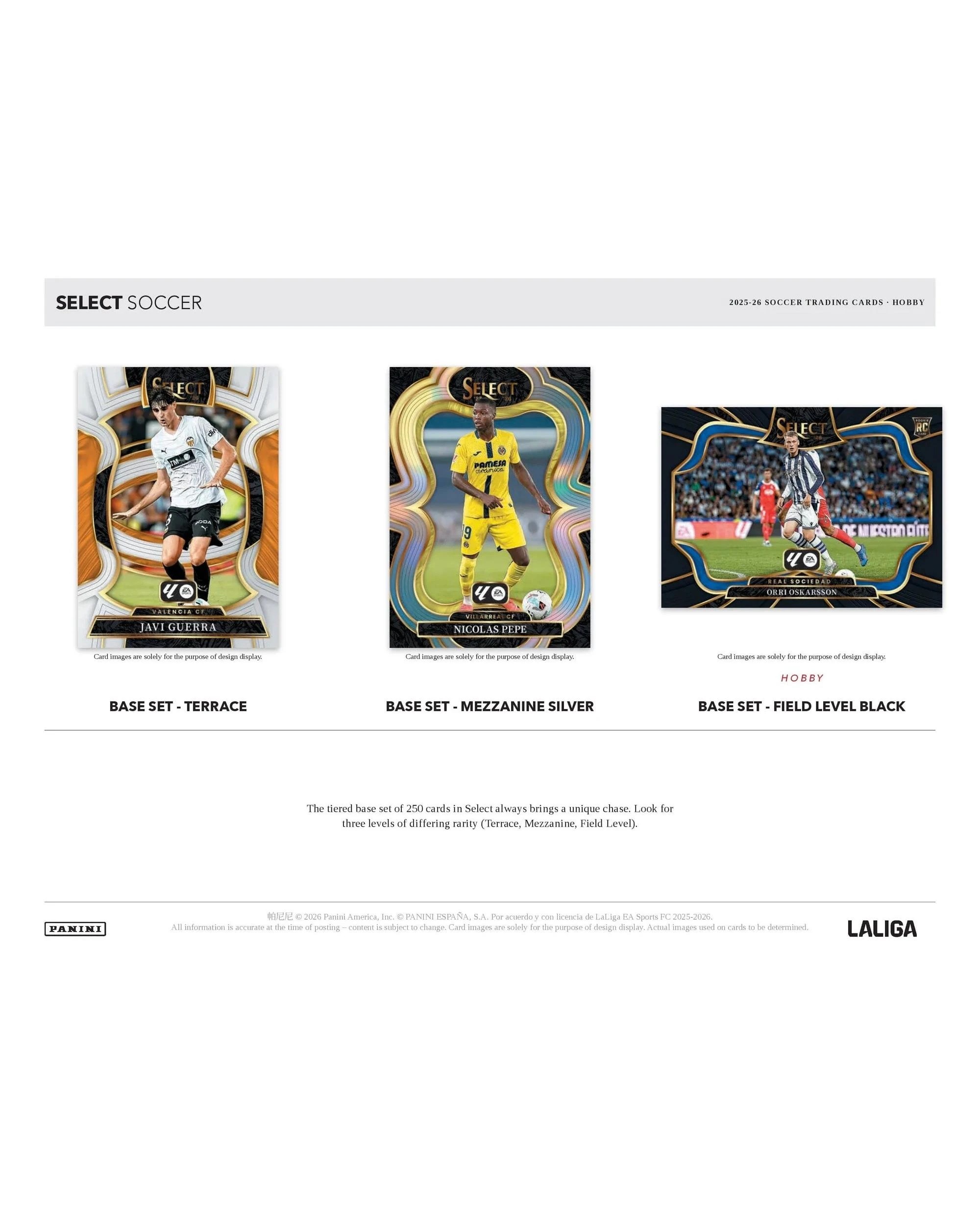 4 Panini Select 2025/2026 La Liga Soccer Hobby Box, 4 of 9
