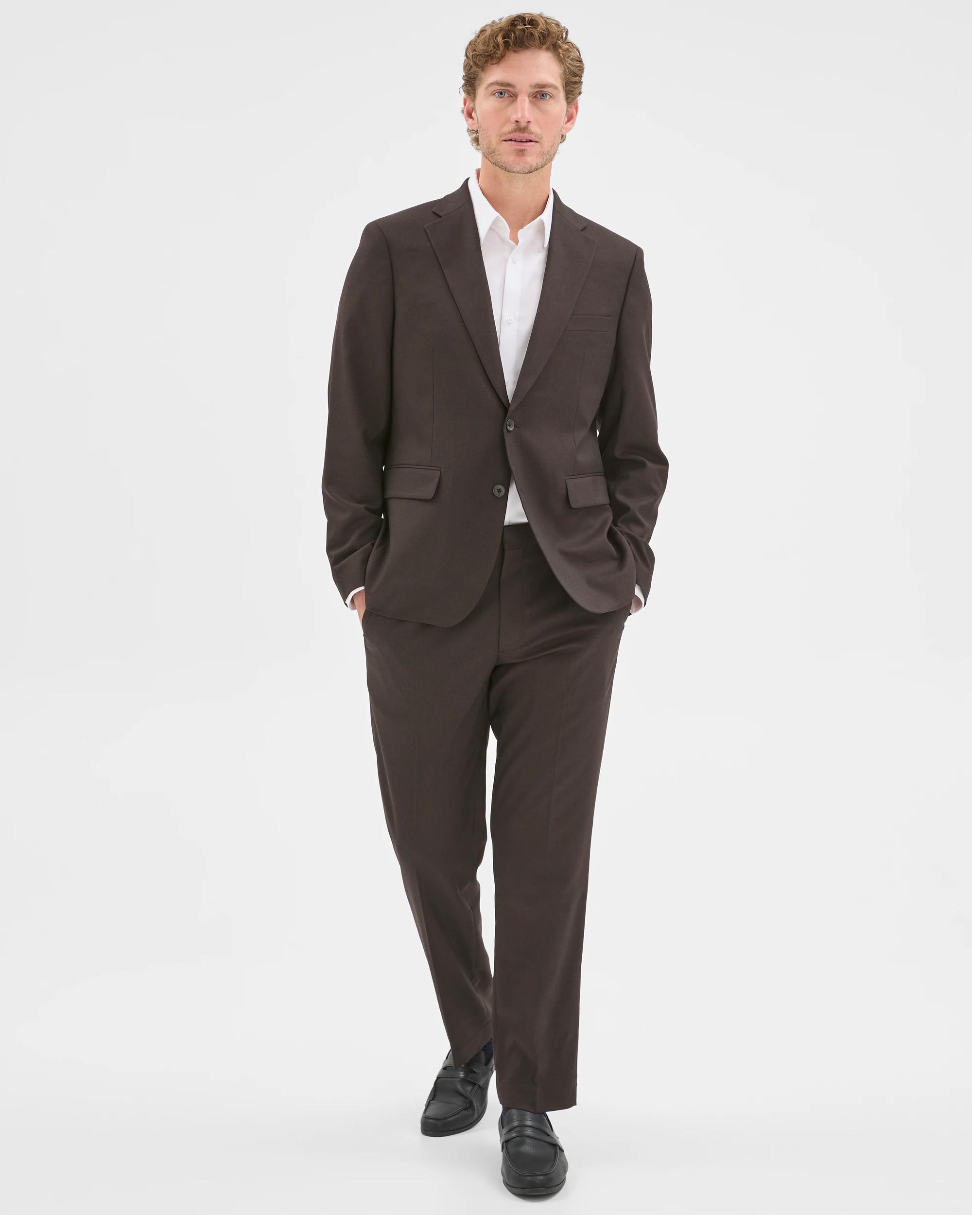 2 Preview Fashion Suit Trousers CHOCOLATE, 2 of 6