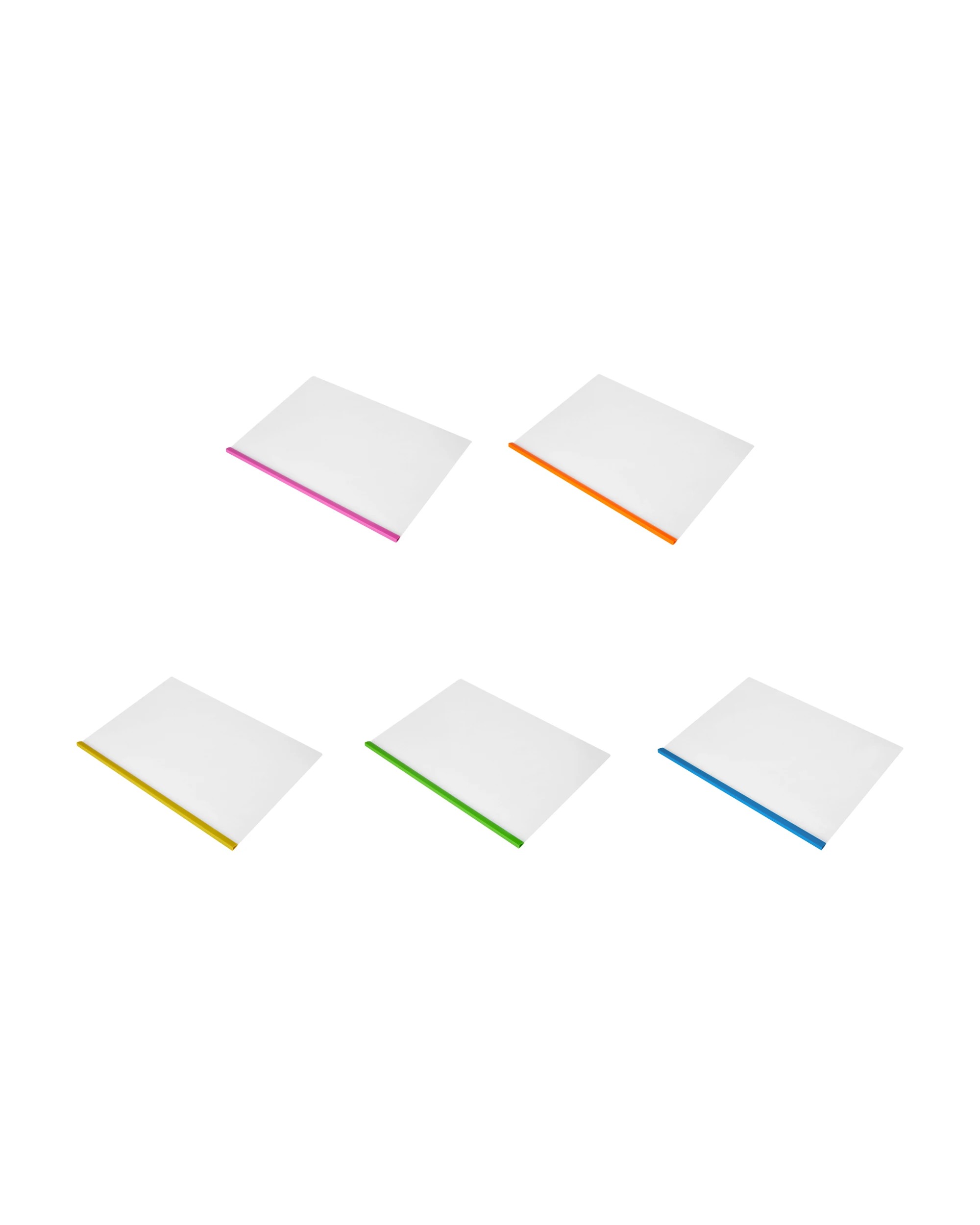 2 5 Pack A4 Report Folder with Sliding Bar, 2 of 4