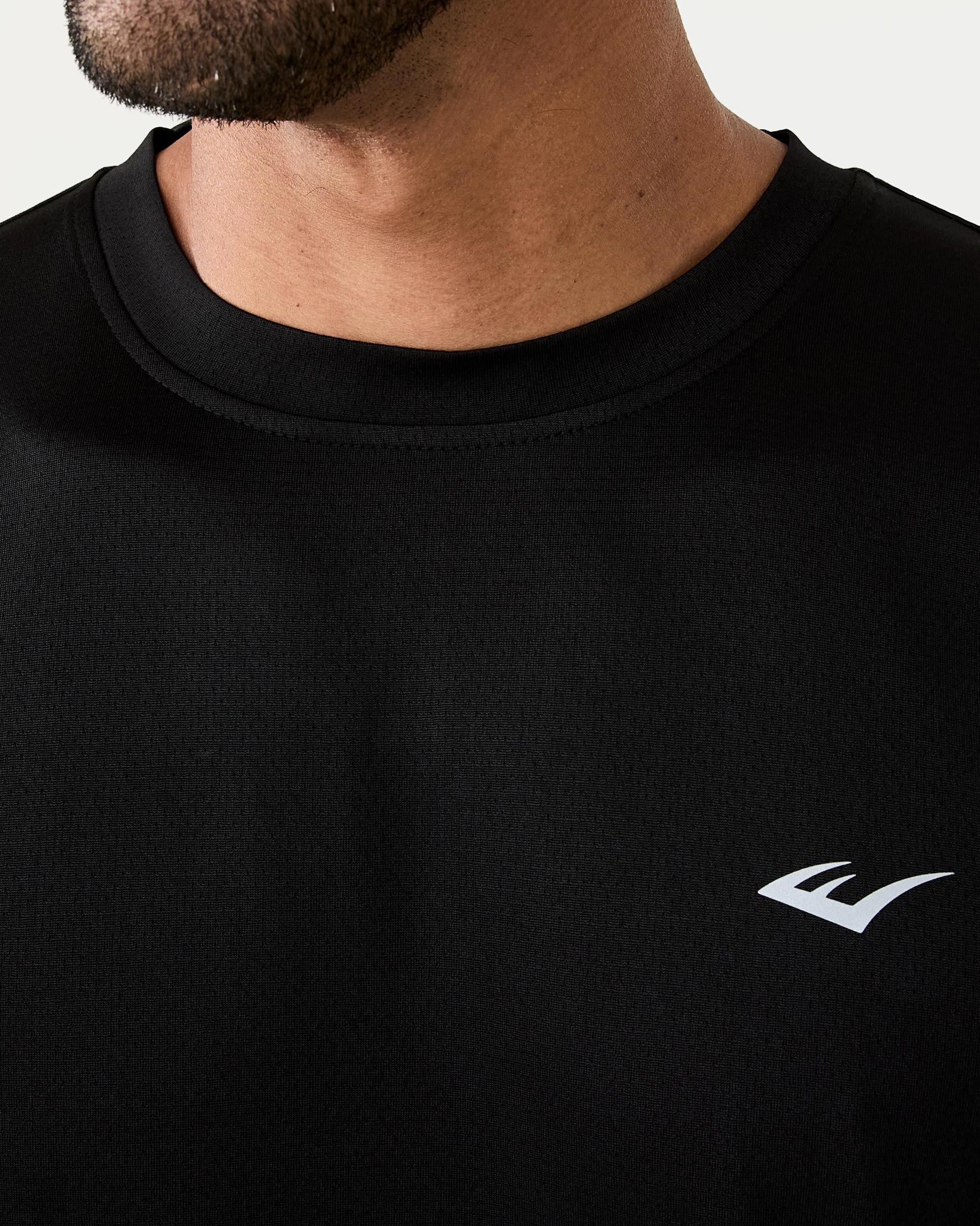 5 Everlast Mens Tech Long Sleeve Training T‑shirt Black, 5 of 9