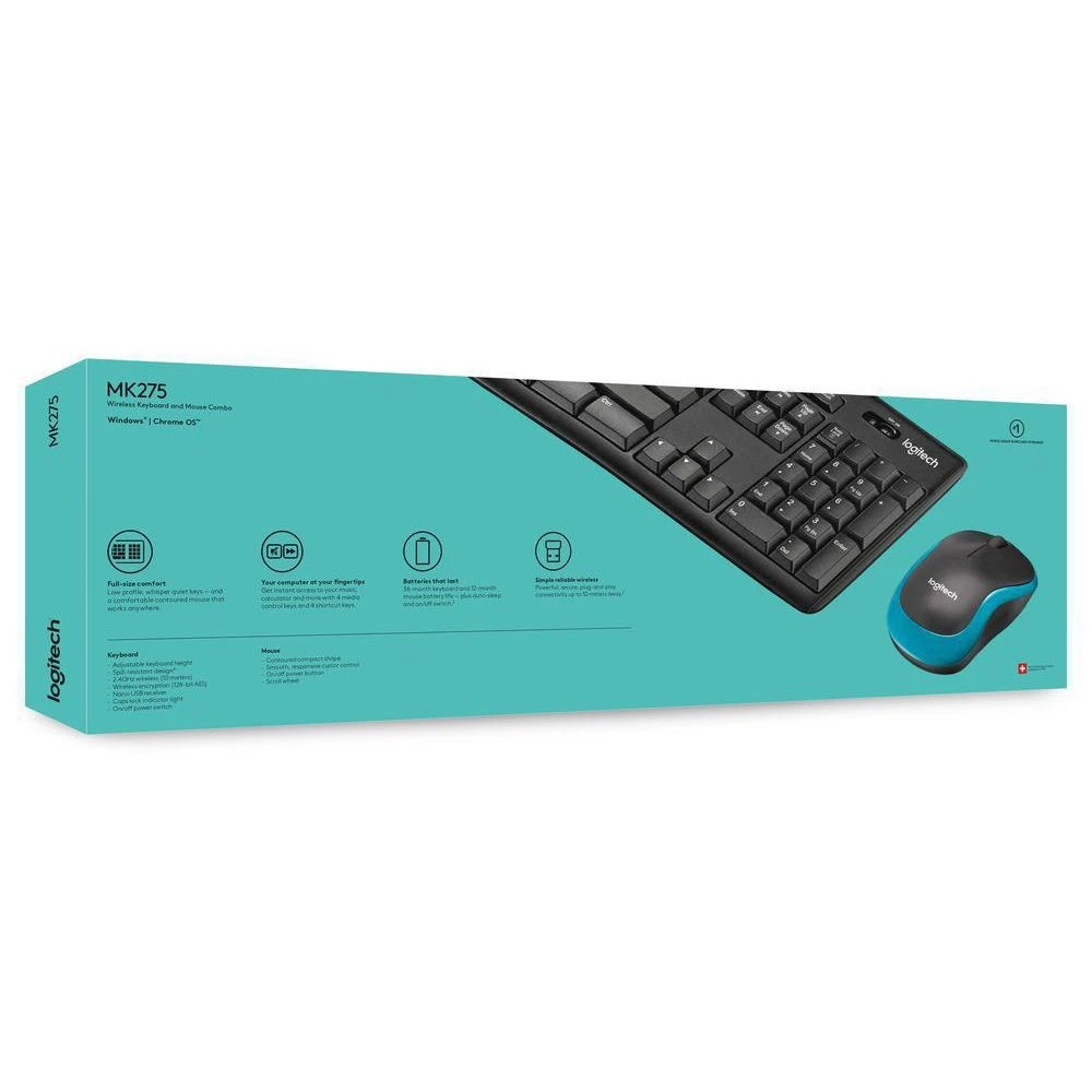 9 Logitech MK275 Wireless Keyboard and Mouse Combo, 9 of 9