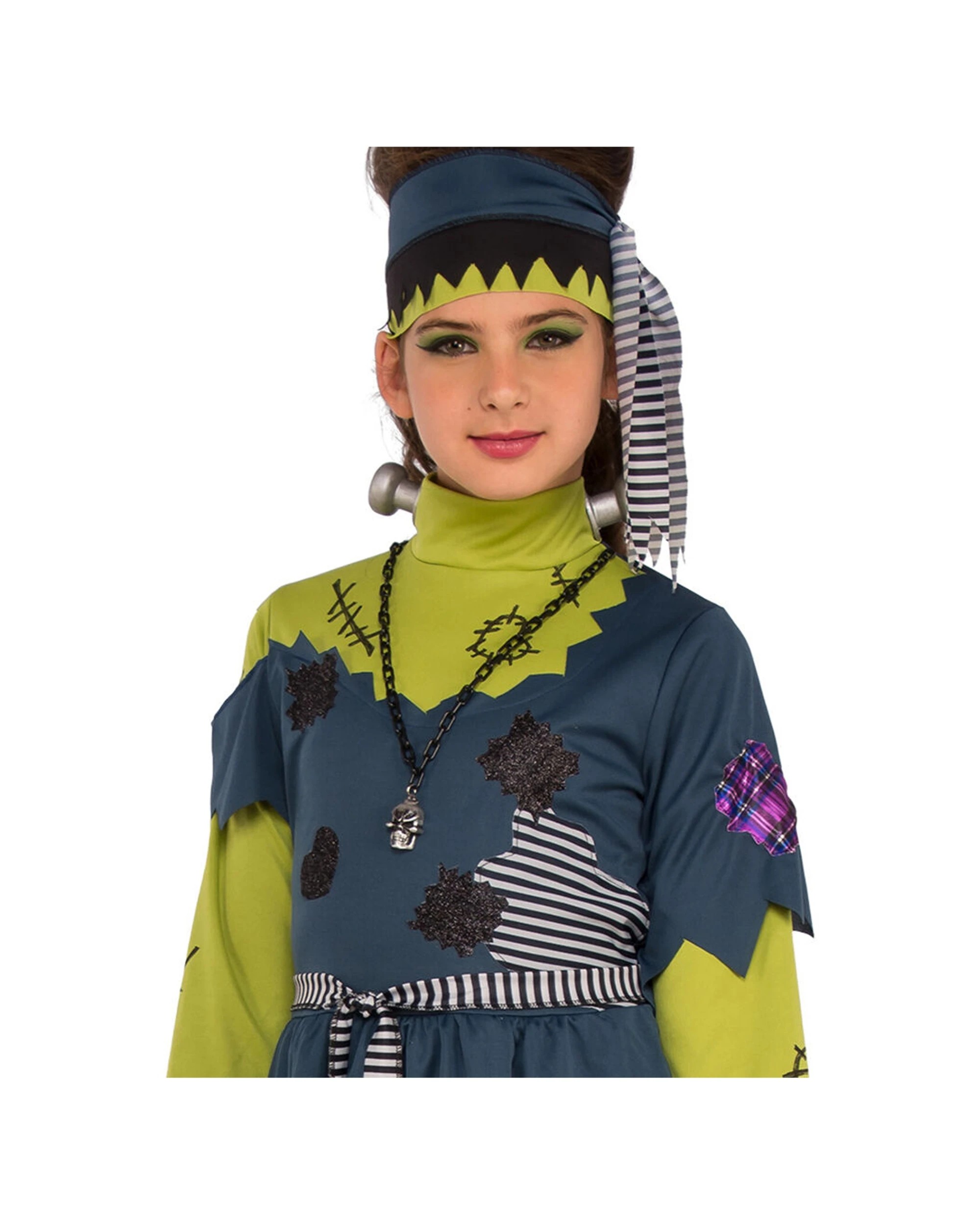 2 Rubies Franny Stein Teen Kids Girls Dress Up Costume Party Size S - Green, 2 of 3
