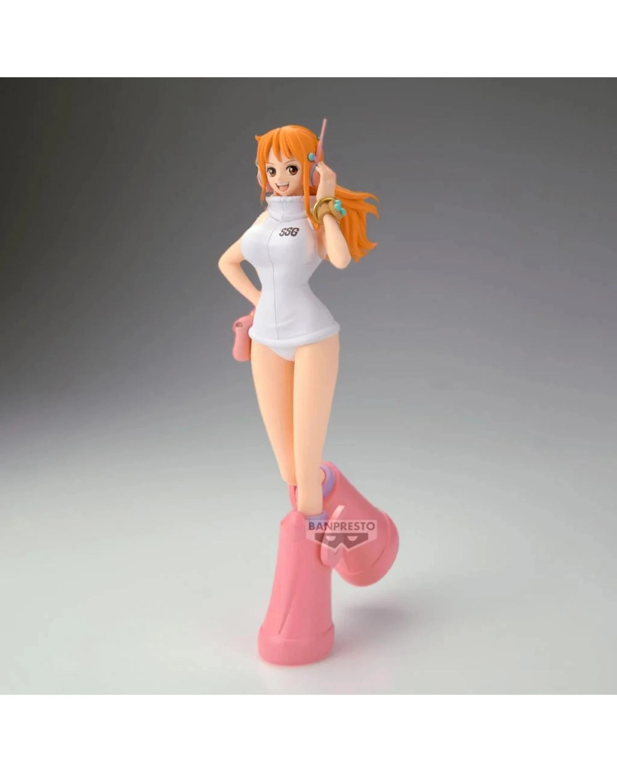 2 Banpresto Glitter and Glamours One Piece Nami Egghead Style Figure, 2 of 5