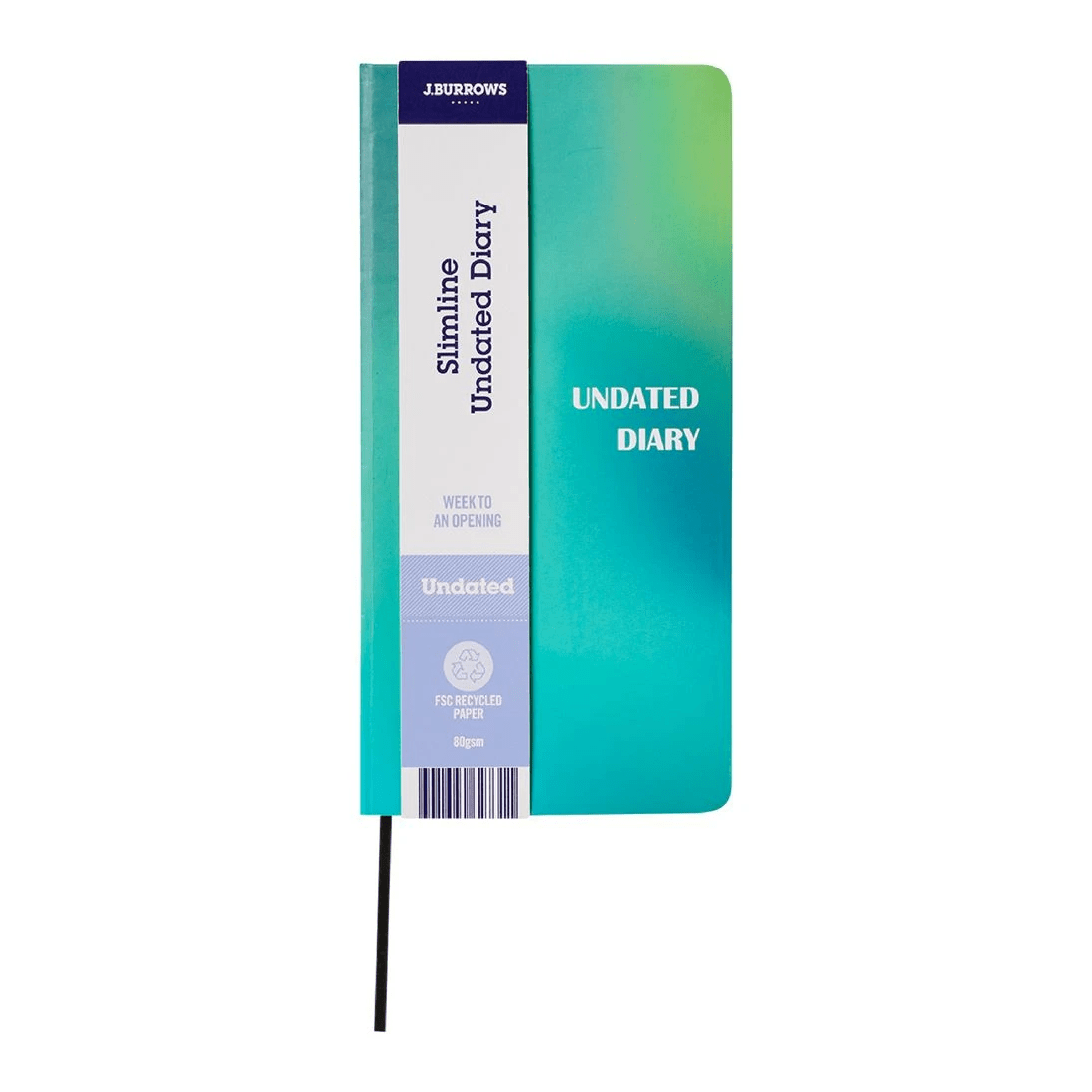 2 J.Burrows Slim Week to View Undated Diary Gradient, 2 of 8