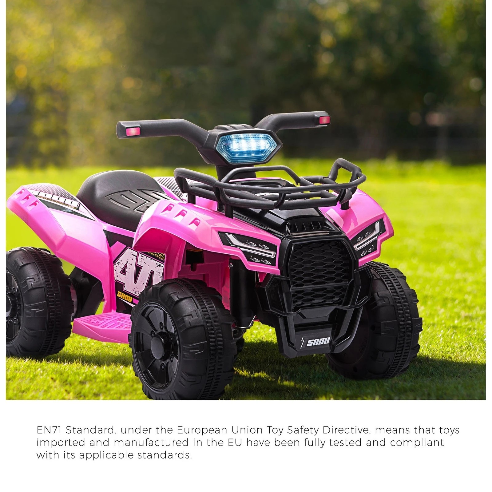 3 Mazam Ride On Car Electric Atv Bike Vehicle For Toddlers Kids Rechargeable
 - Pink, 3 of 10