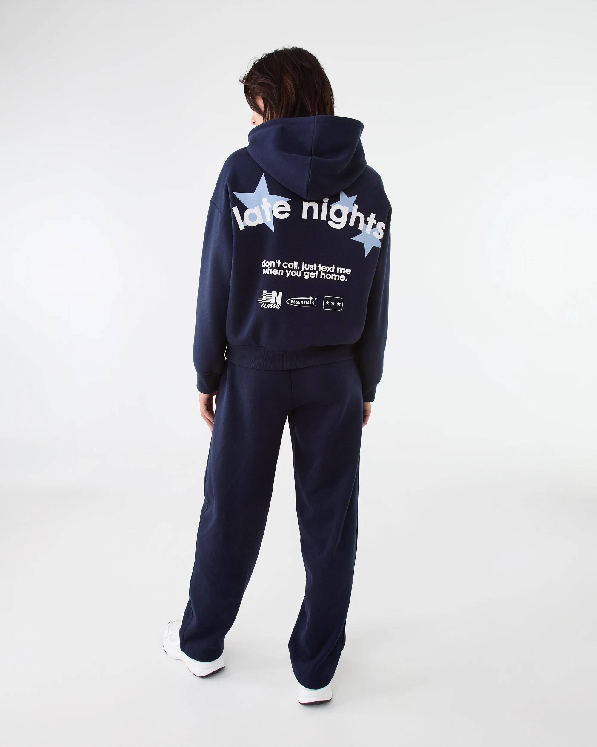 4 Print Hoodie Navy Blaze, 4 of 10