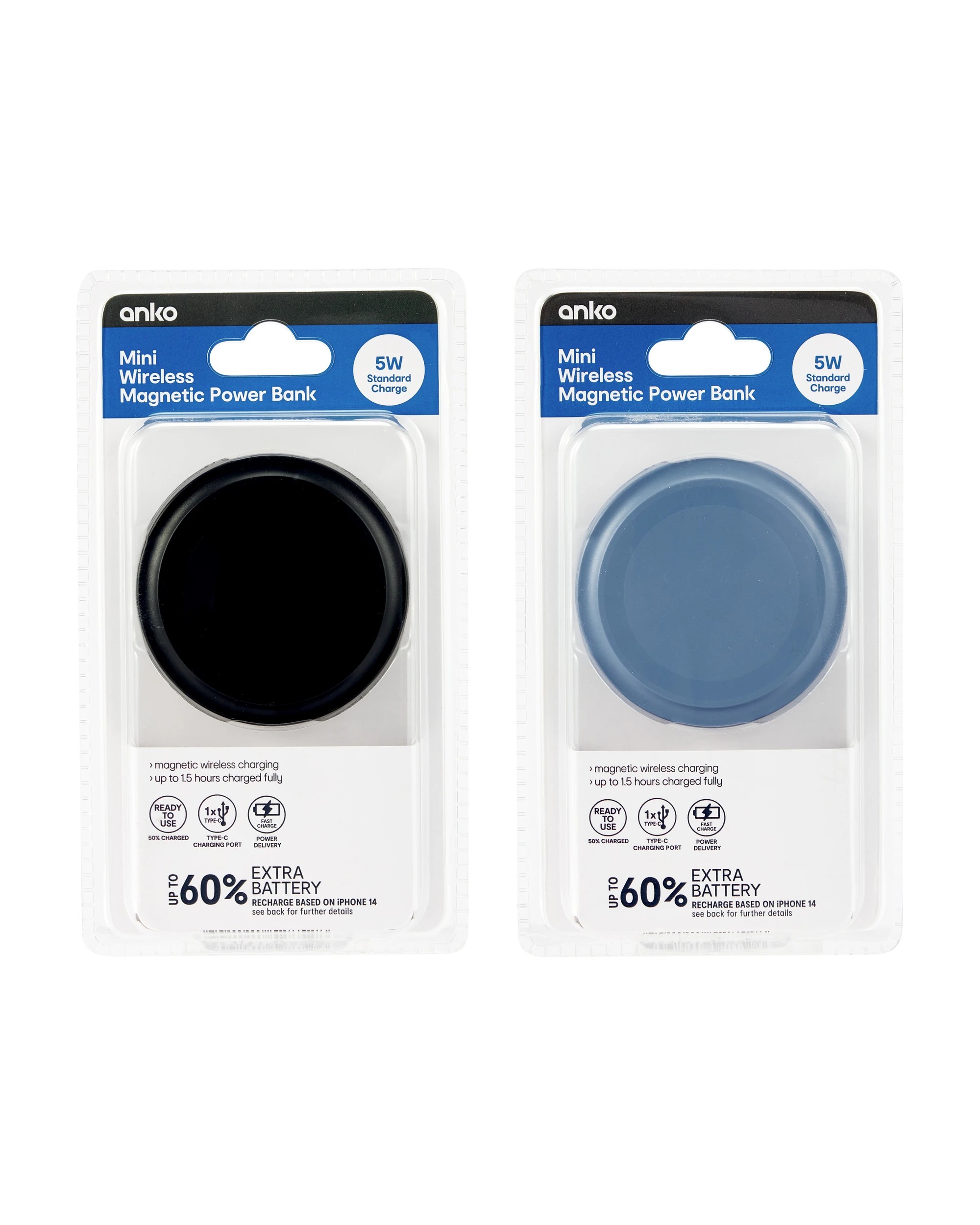 9 Magnetic Mini Powerbank - Blue, 9 of 10