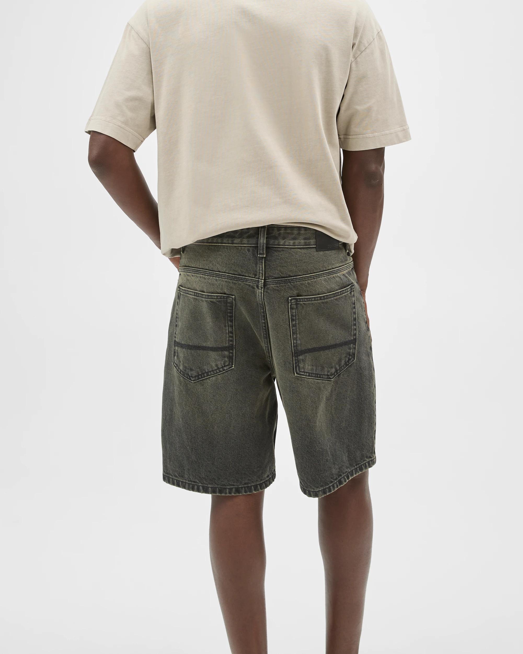 7 Commons Loose Fit Denim Shorts TINTED BLACK, 7 of 7