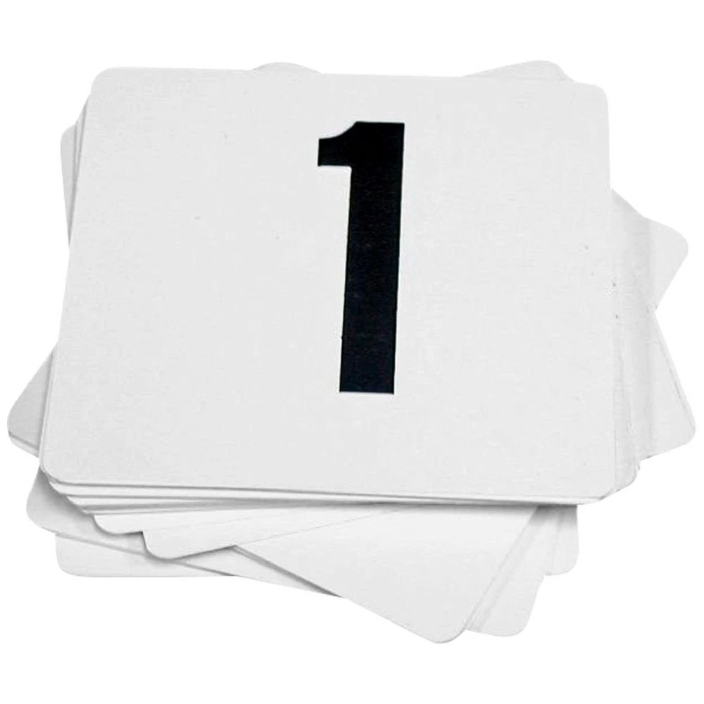 1 Esselte Table Numbers 1-10 White, 1 of 1
