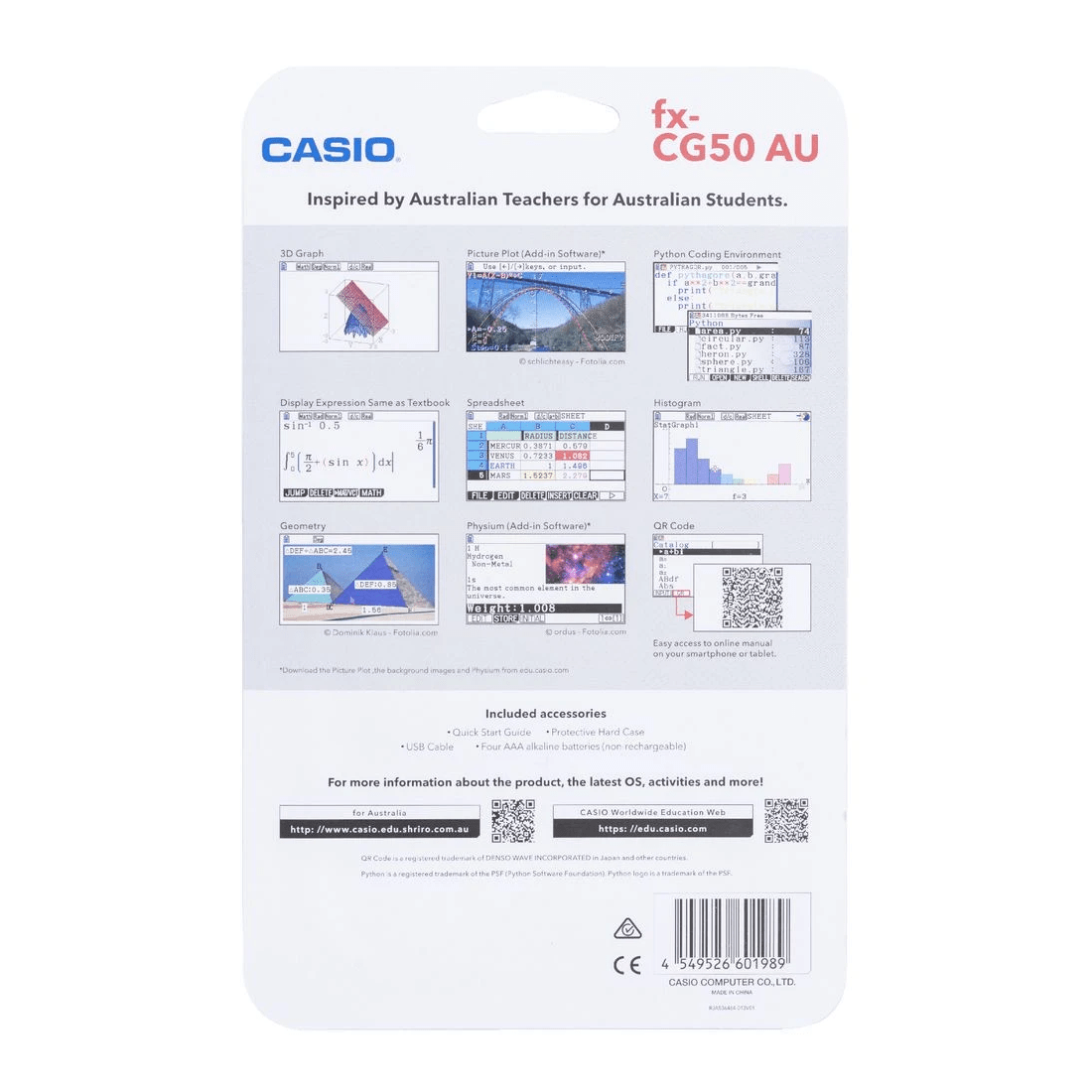 2 Casio Colour Graphic Calculator fx-CG50 AU, 2 of 5