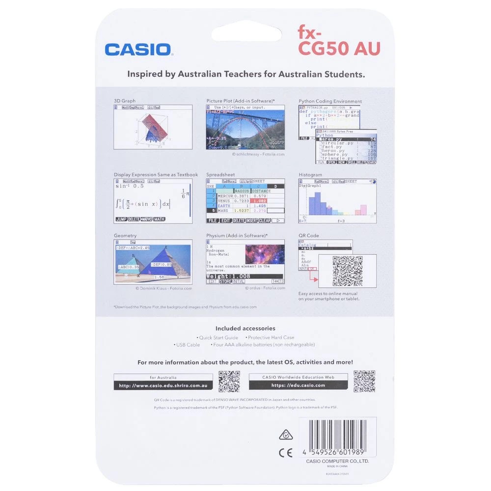 2 Casio Colour Graphic Calculator fx-CG50 AU, 2 of 5